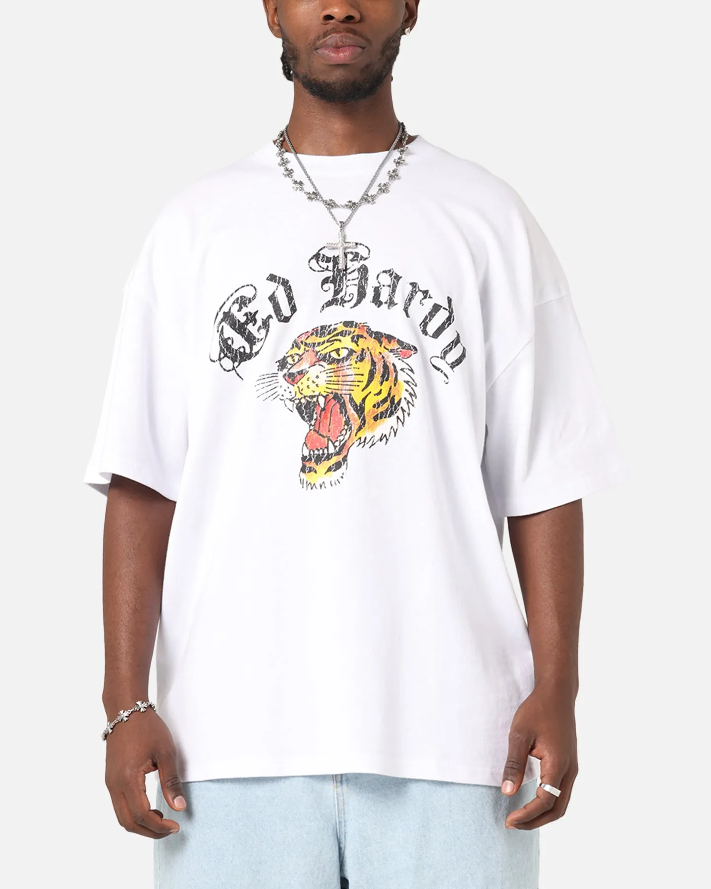 Ed Hardy Tiger Wrath T-Shirt White sold by Culture Kings