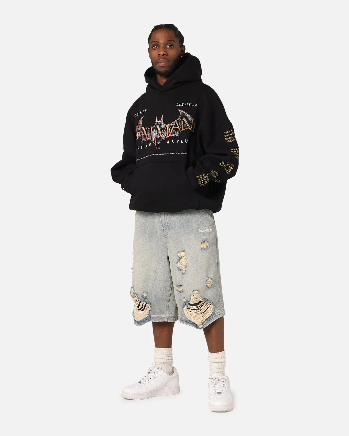 73Studio X DC Batman Arkham Asylum Premium Hoodie Black sold by Culture Kings product image thumbnail 3