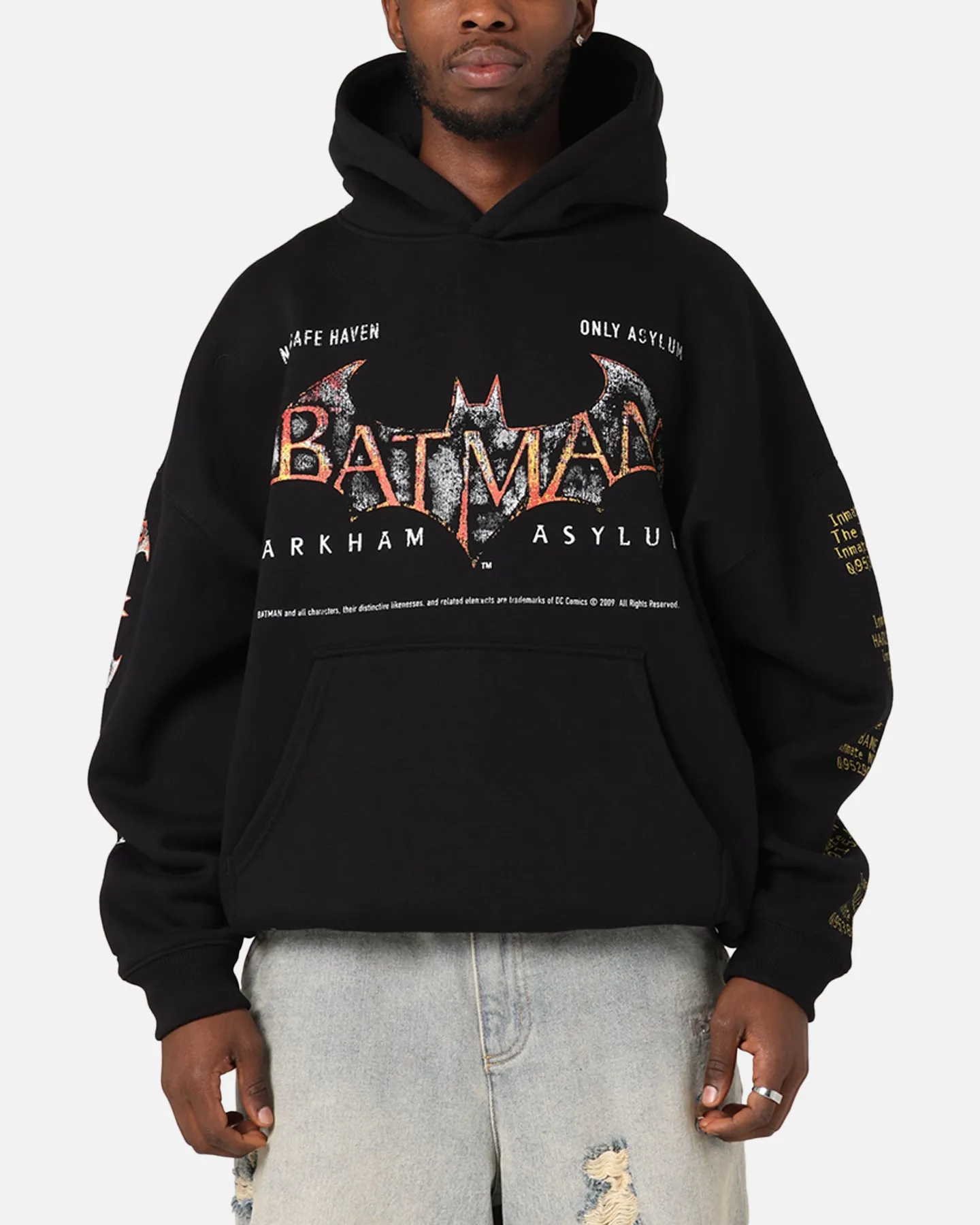 73Studio X DC Batman Arkham Asylum Premium Hoodie Black sold by Culture Kings