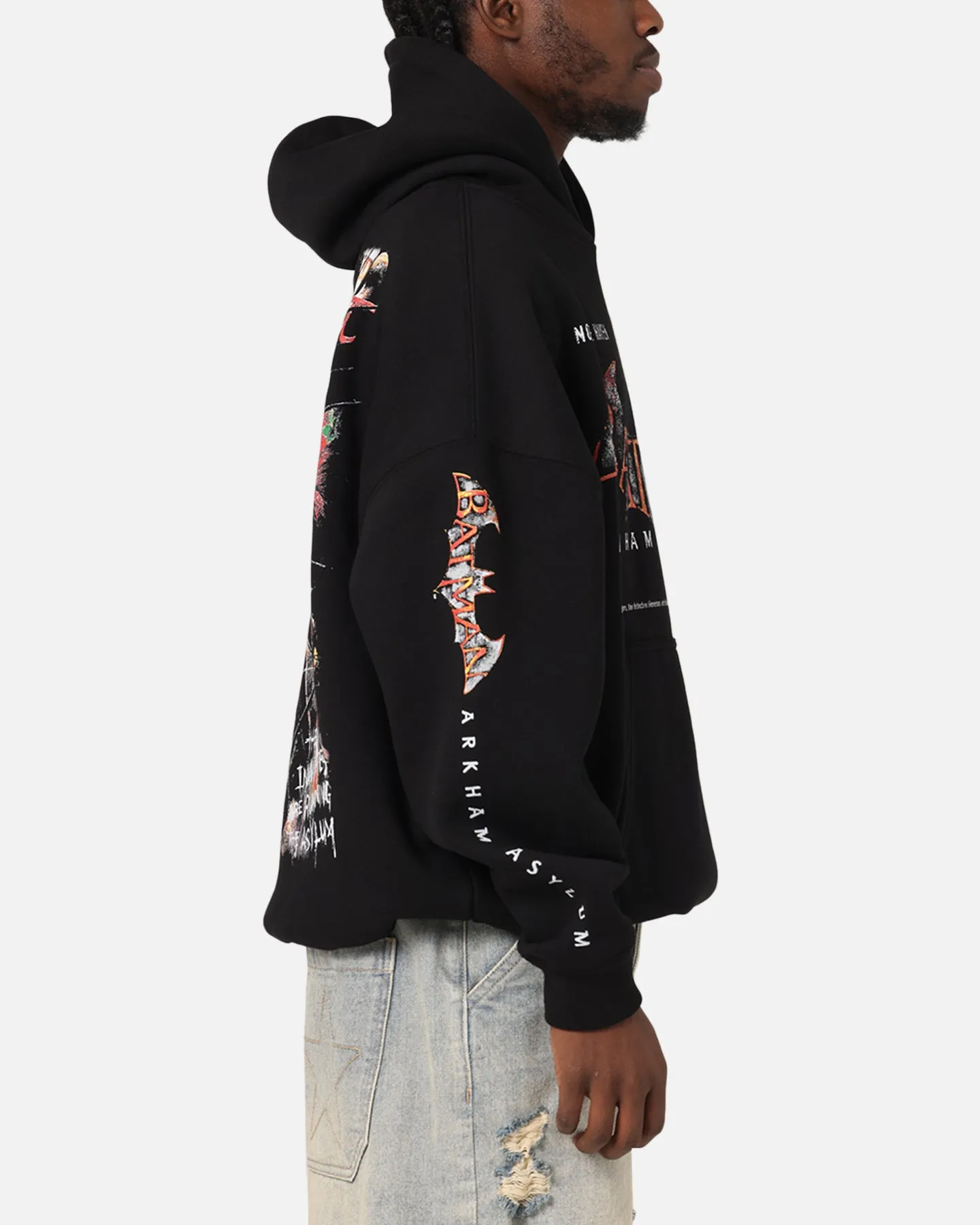 73Studio X DC Batman Arkham Asylum Premium Hoodie Black sold by Culture Kings product image thumbnail 5