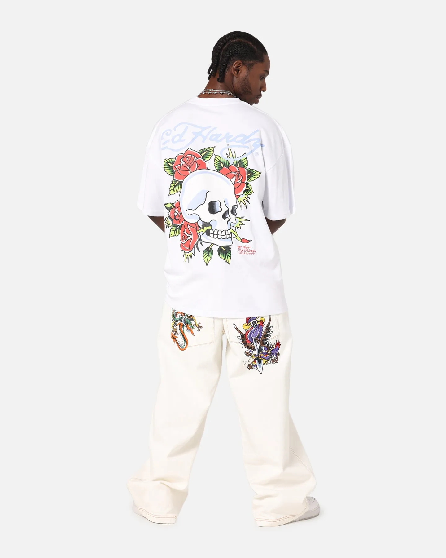 Ed Hardy Death & Bloom T-Shirt White sold by Culture Kings product image thumbnail 3