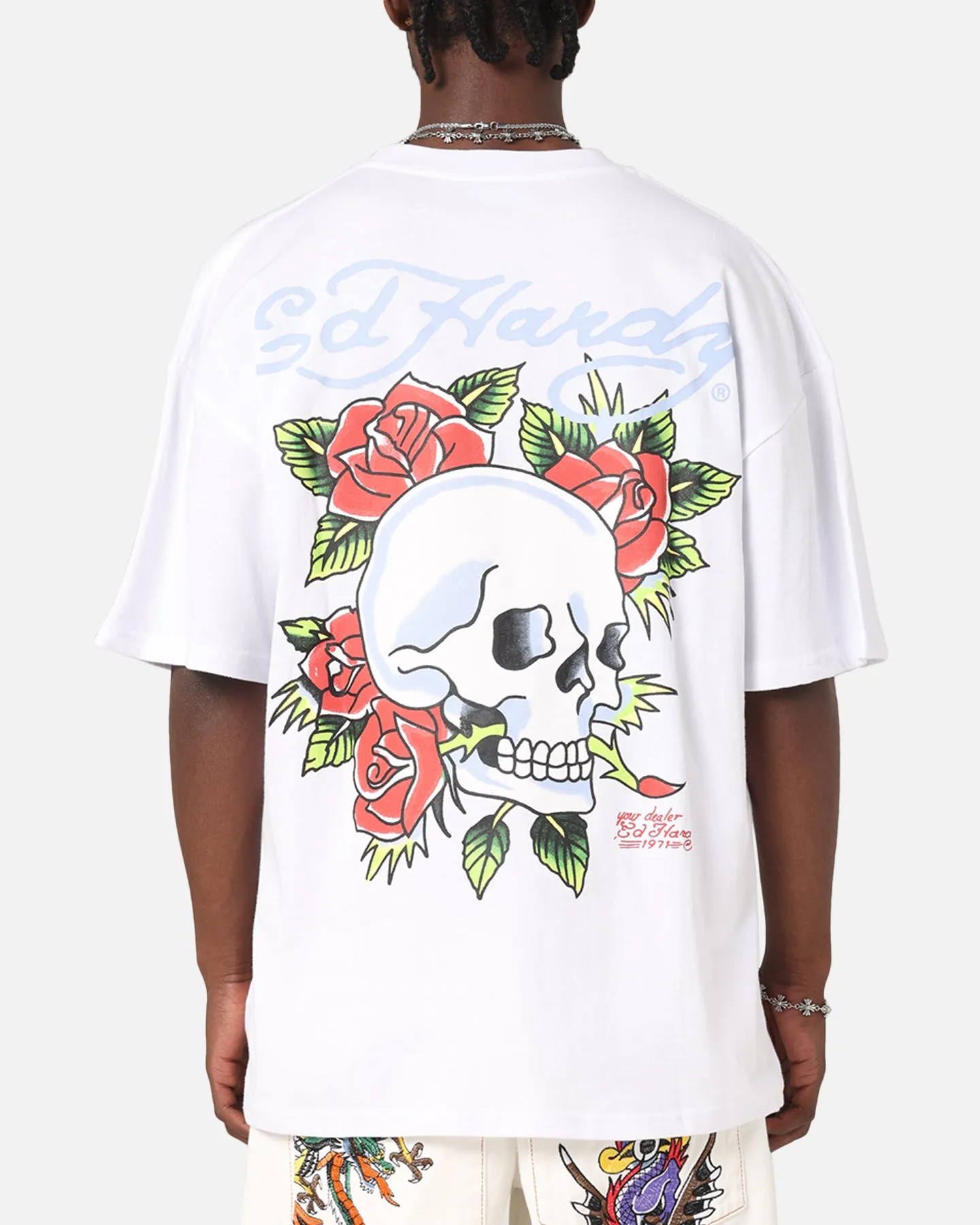 Ed Hardy Death & Bloom T-Shirt White sold by Culture Kings
