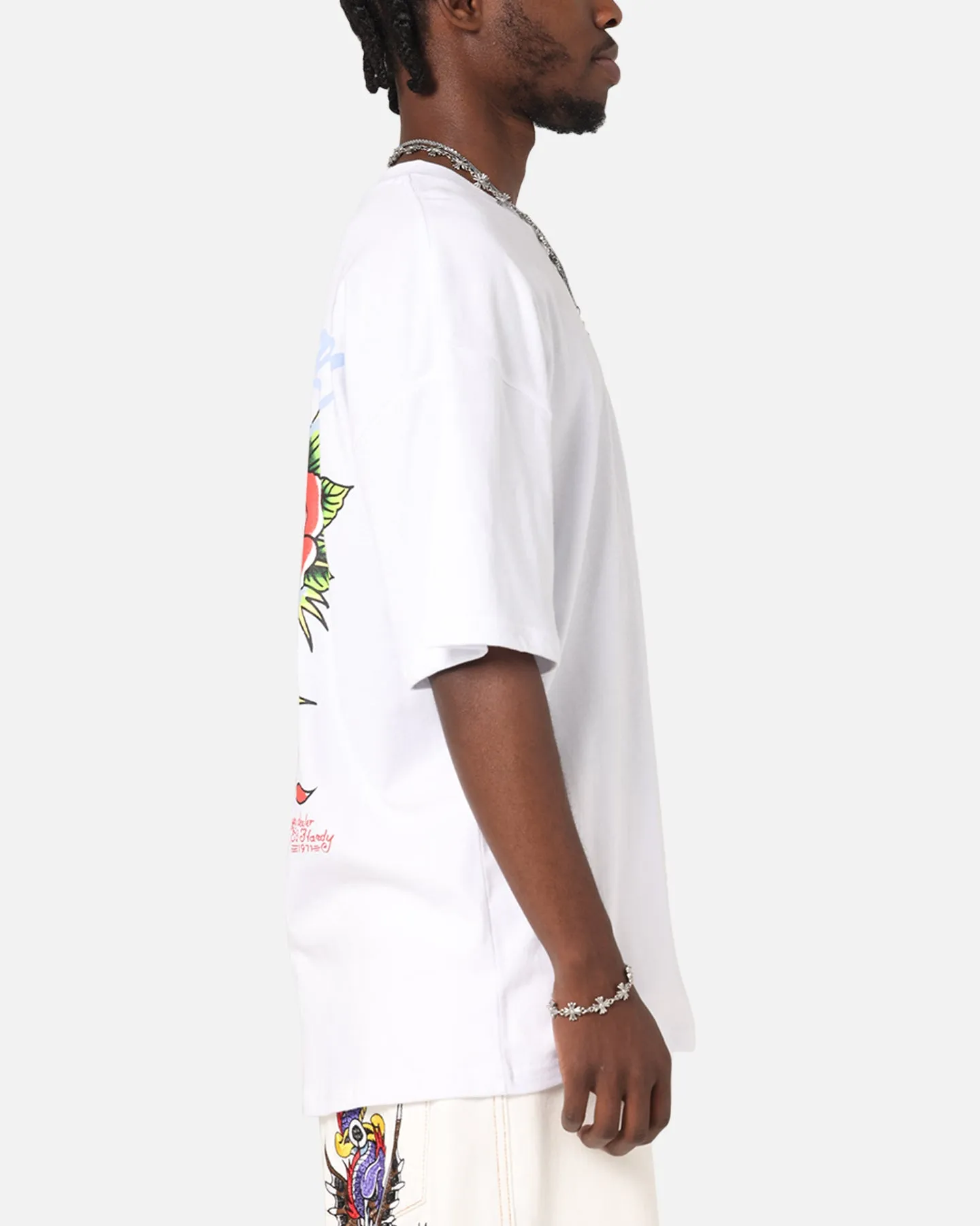 Ed Hardy Death & Bloom T-Shirt White sold by Culture Kings product image thumbnail 5