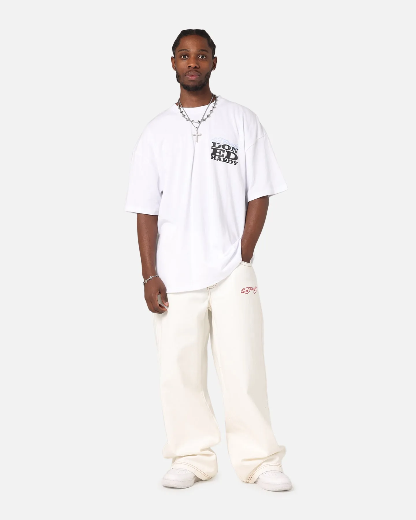 Ed Hardy Death & Bloom T-Shirt White sold by Culture Kings product image thumbnail 4