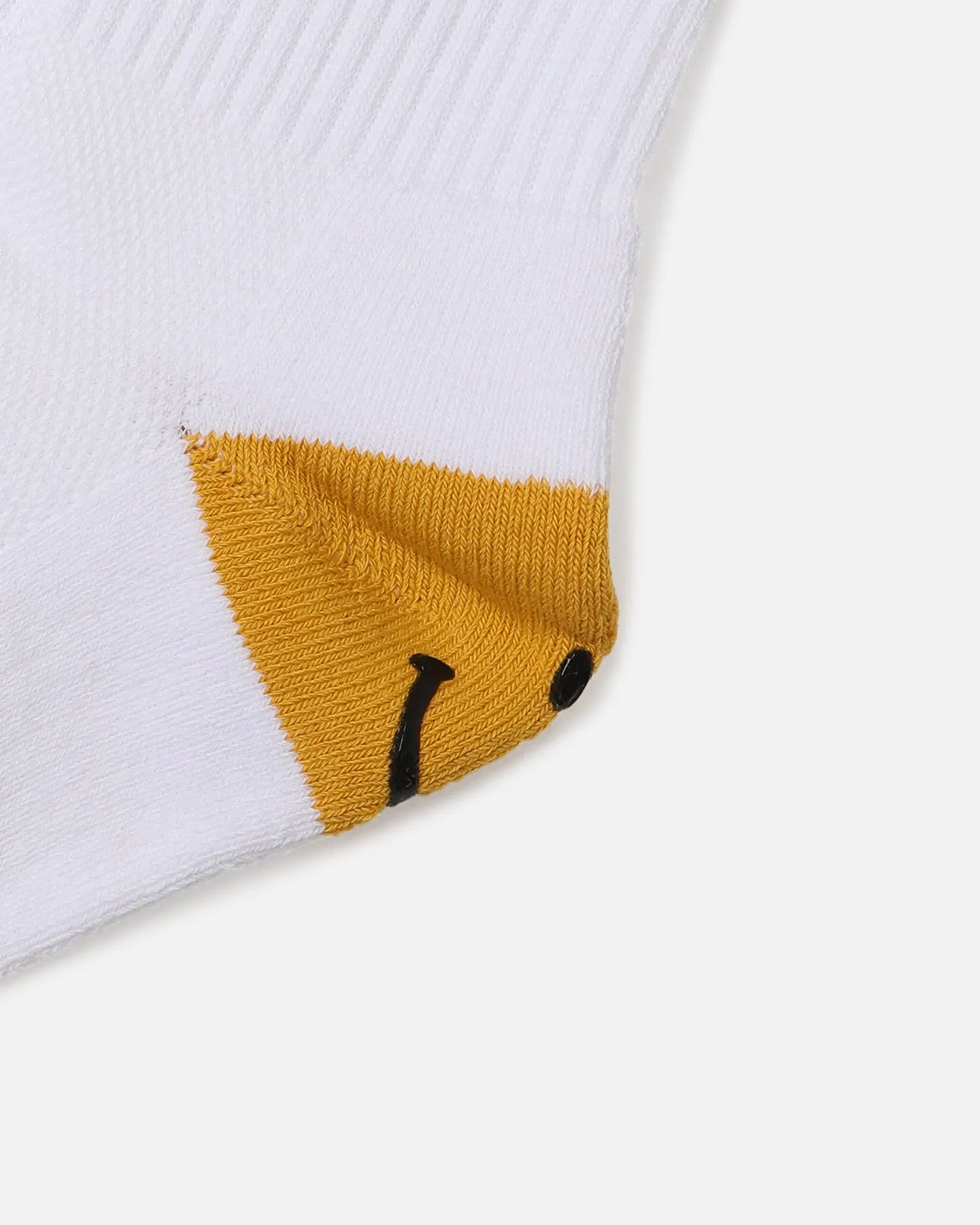 Market X Smiley Heel Crew Socks White sold by Culture Kings product image thumbnail 3