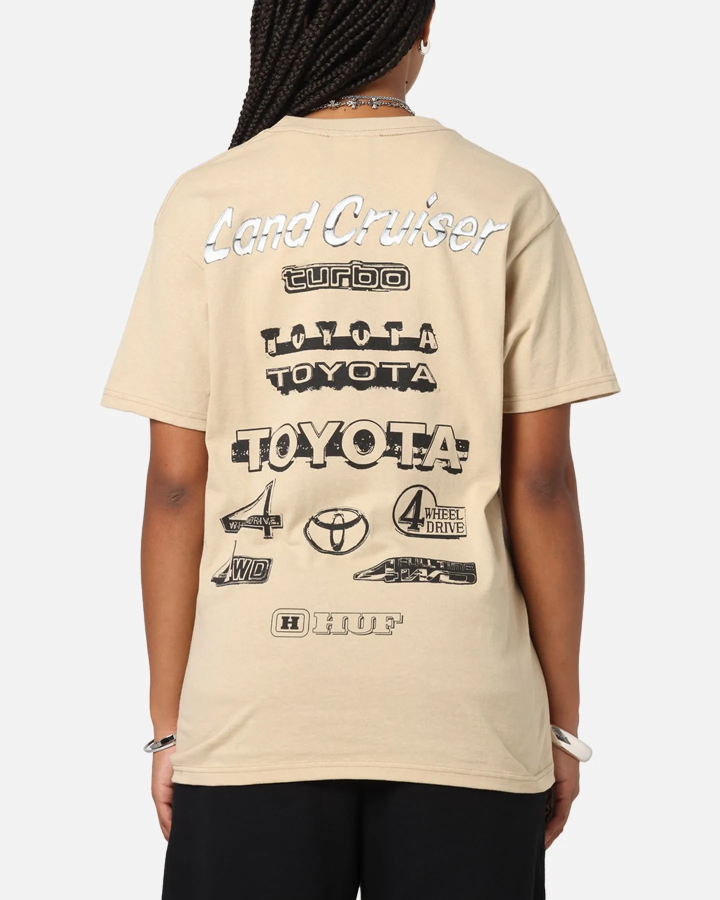 Huf X Toyota Rosetta T-Shirt Sand sold by Culture Kings