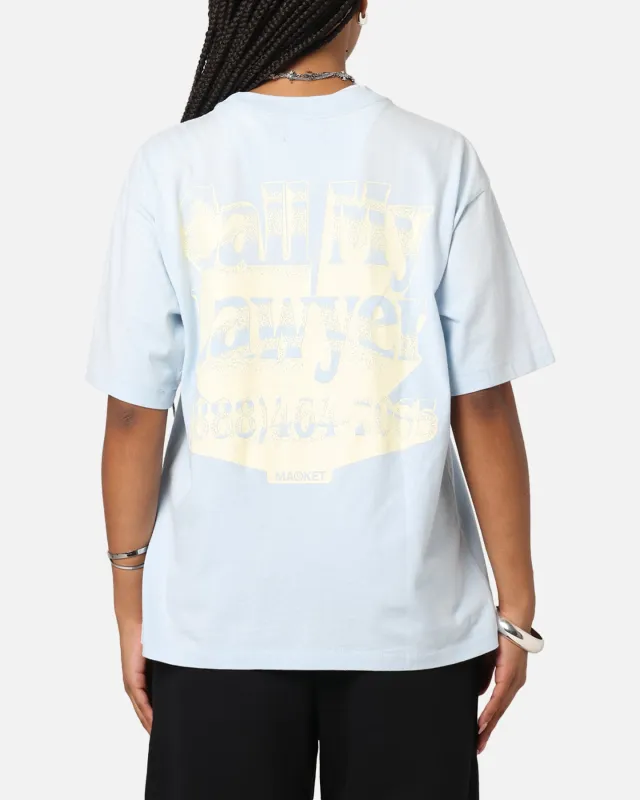 Market Call My Lawyer 3D T-Shirt Light Blue made by Market