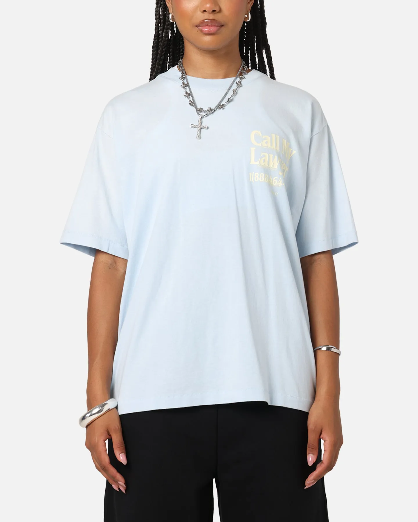 Market Call My Lawyer 3D T-Shirt Light Blue sold by Culture Kings product image thumbnail 2