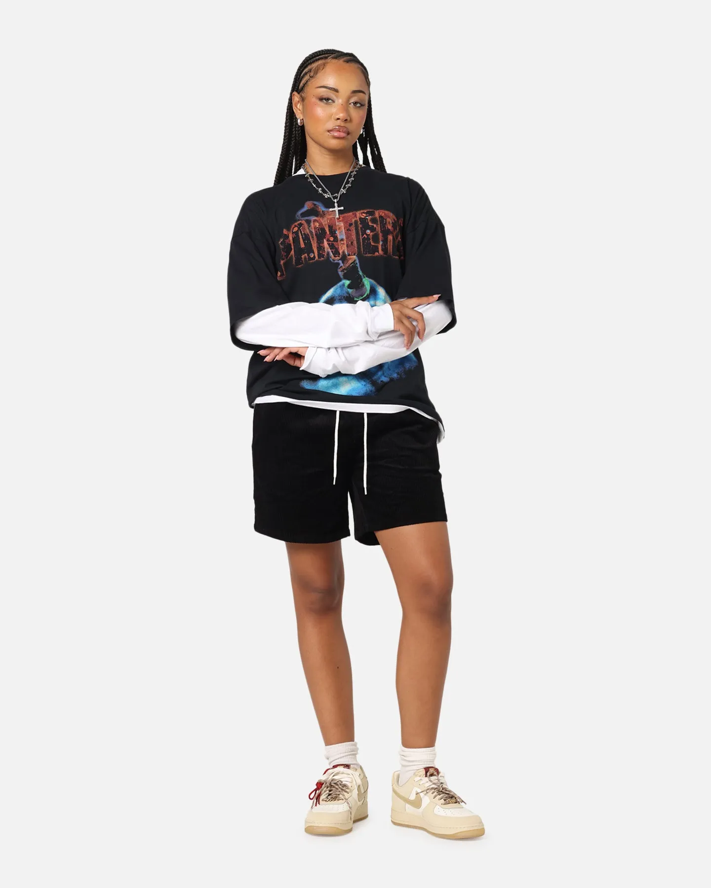 Pantera Pantera Layered Long Sleeve T-Shirt Black Wash sold by Culture Kings product image thumbnail 2