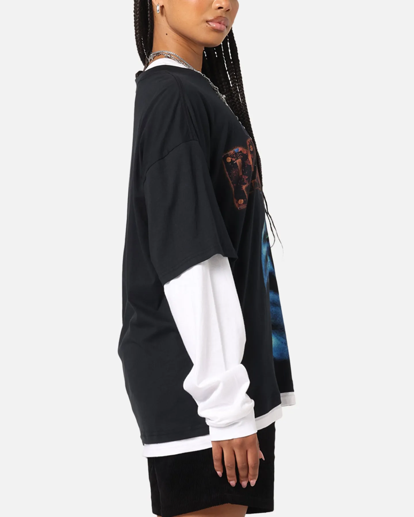 Pantera Pantera Layered Long Sleeve T-Shirt Black Wash sold by Culture Kings product image thumbnail 4