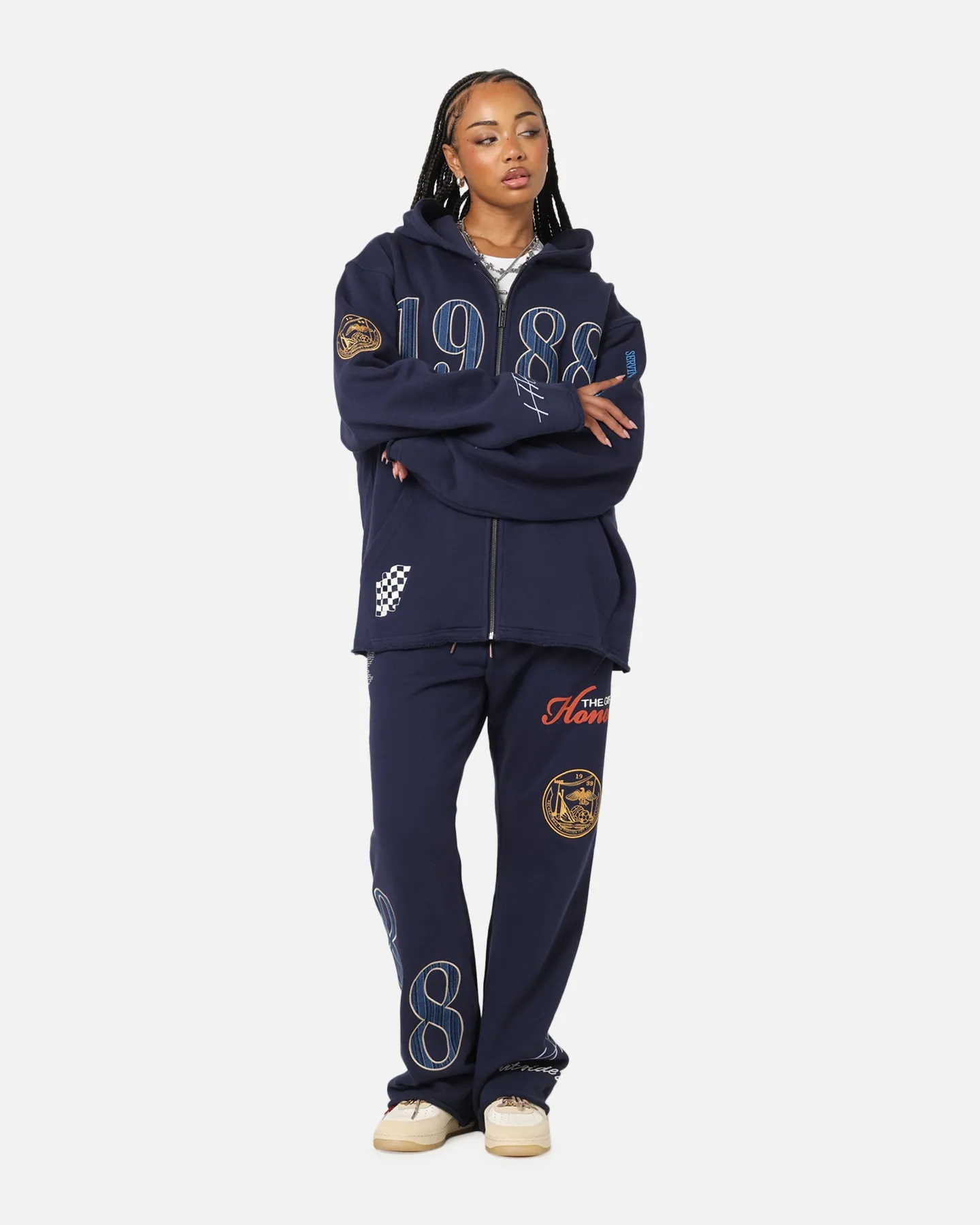 Honor The Gift 1988 Full Zip Hoodie Navy sold by Culture Kings product image thumbnail 3