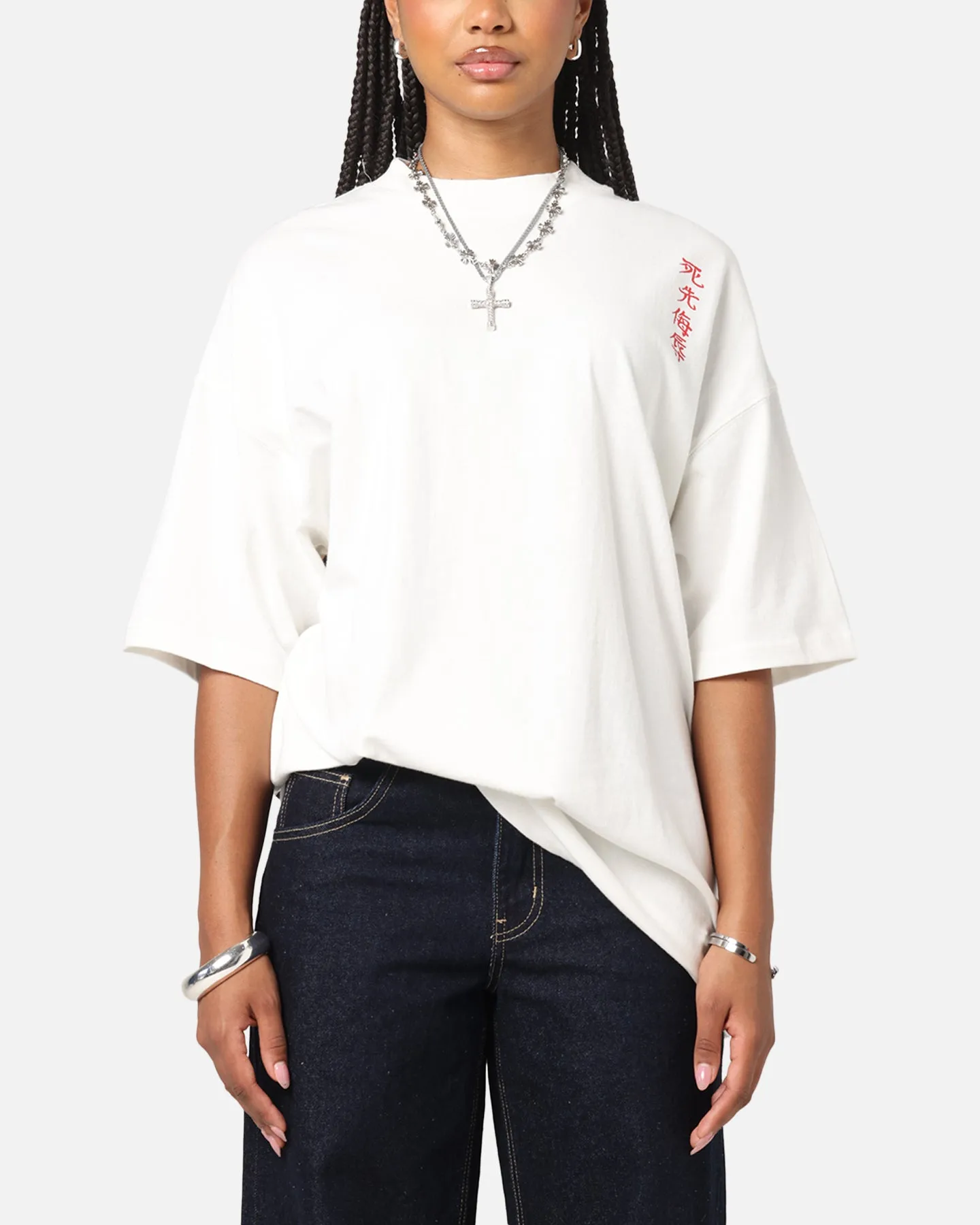 Ed Hardy Tiger Oversized Print T-Shirt Off White sold by Culture Kings product image thumbnail 2