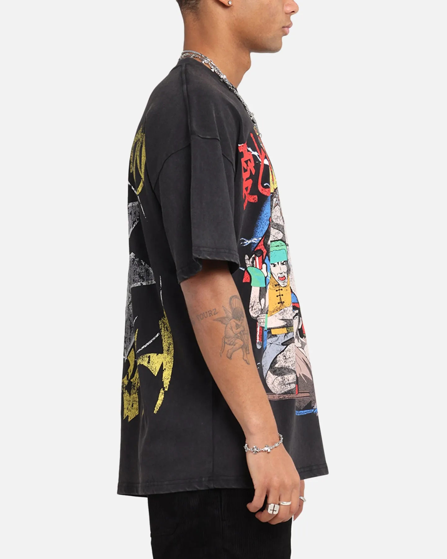 73Studio X South Park Lets Fighting Love Vintage T-Shirt Black Acidwash sold by Culture Kings product image thumbnail 5