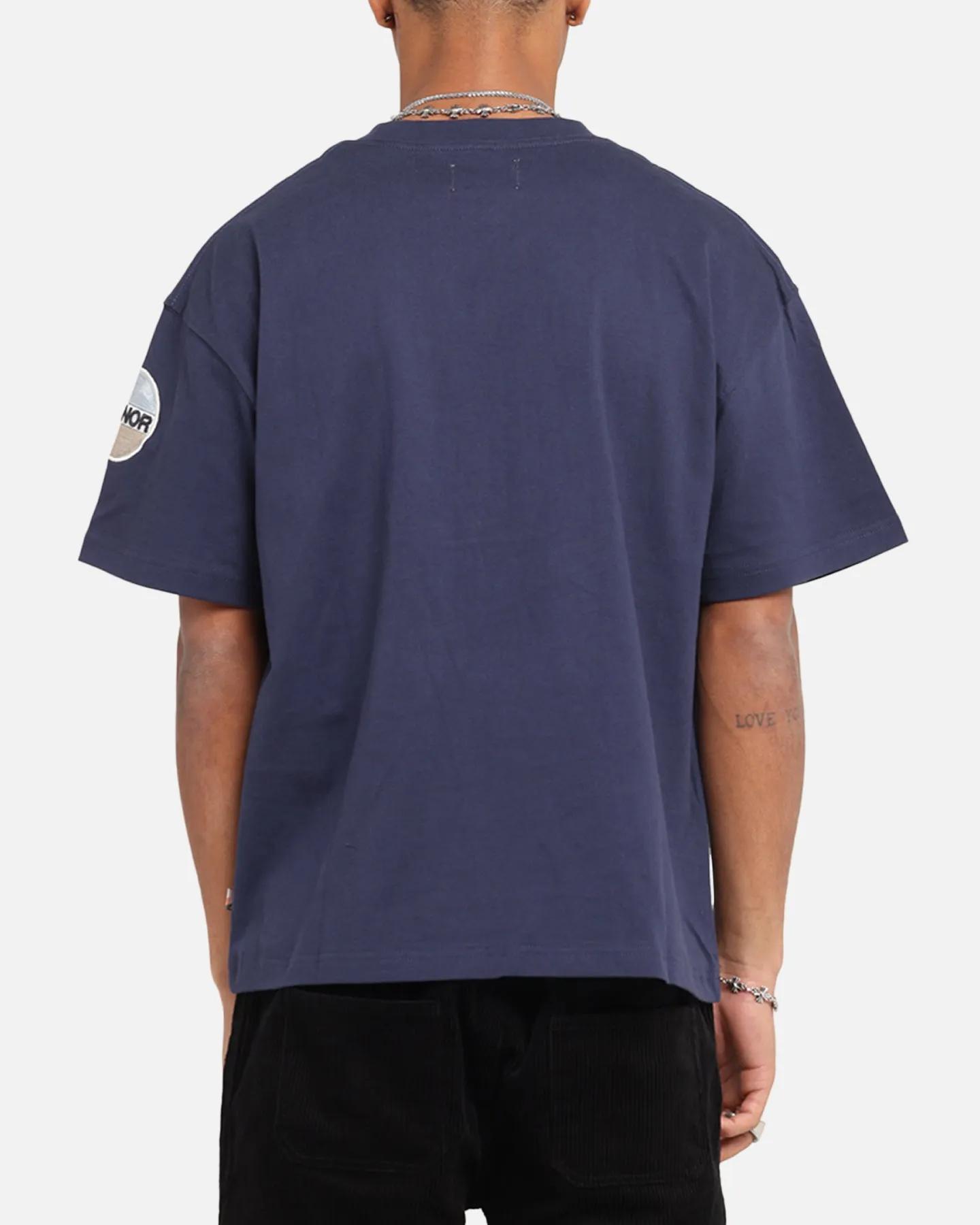Honor The Gift Auto Club Boxy T-Shirt Navy sold by Culture Kings product image thumbnail 3