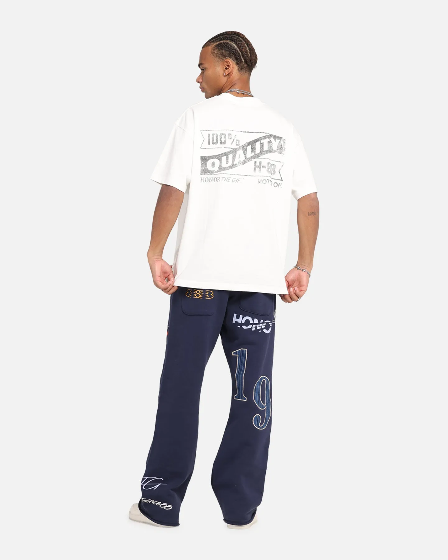 Honor The Gift Vintage Oil T-Shirt White sold by Culture Kings product image thumbnail 3