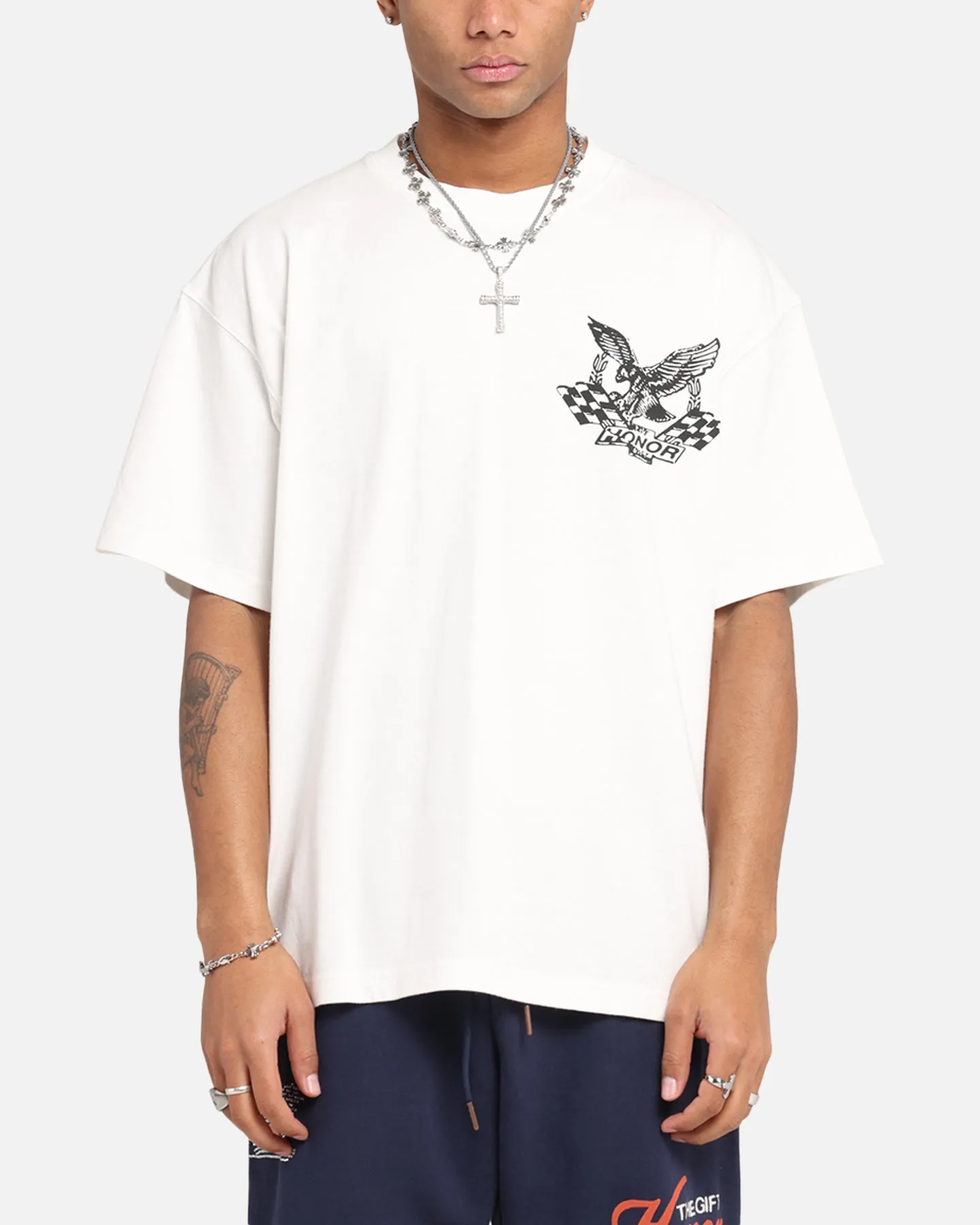 Honor The Gift Vintage Oil T-Shirt White sold by Culture Kings product image thumbnail 2