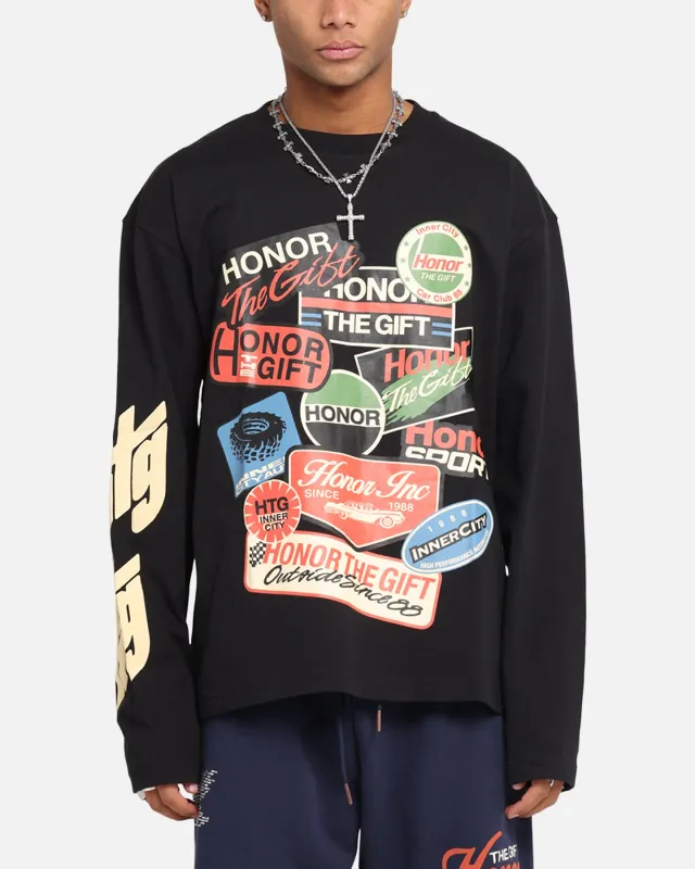 Honor The Gift Fuel Long Sleeve T-Shirt Black made by Honor the Gift