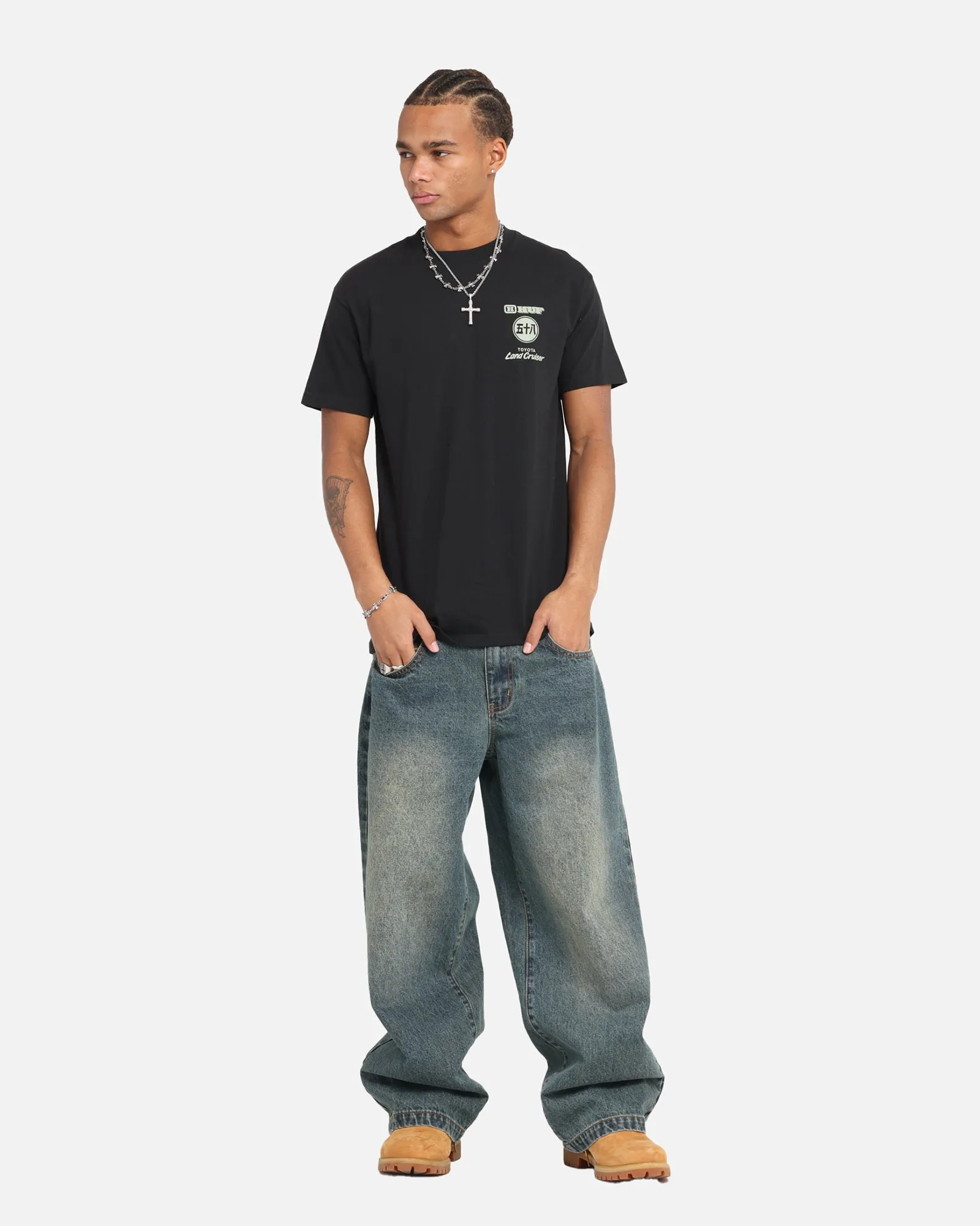 Huf X Toyota Timeline T-Shirt Black/White sold by Culture Kings product image thumbnail 4