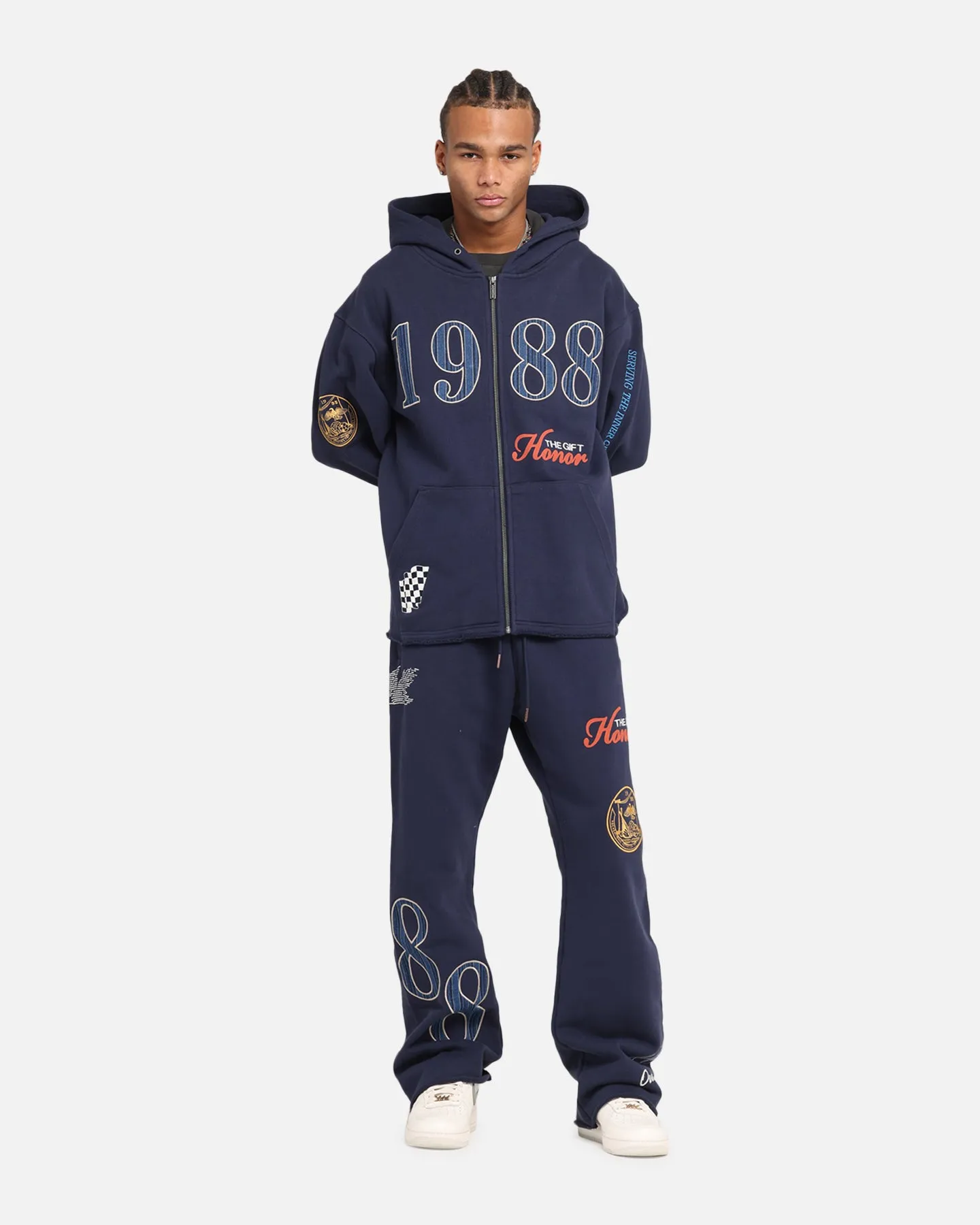 Honor The Gift 1988 Full Zip Hoodie Navy sold by Culture Kings product image thumbnail 3