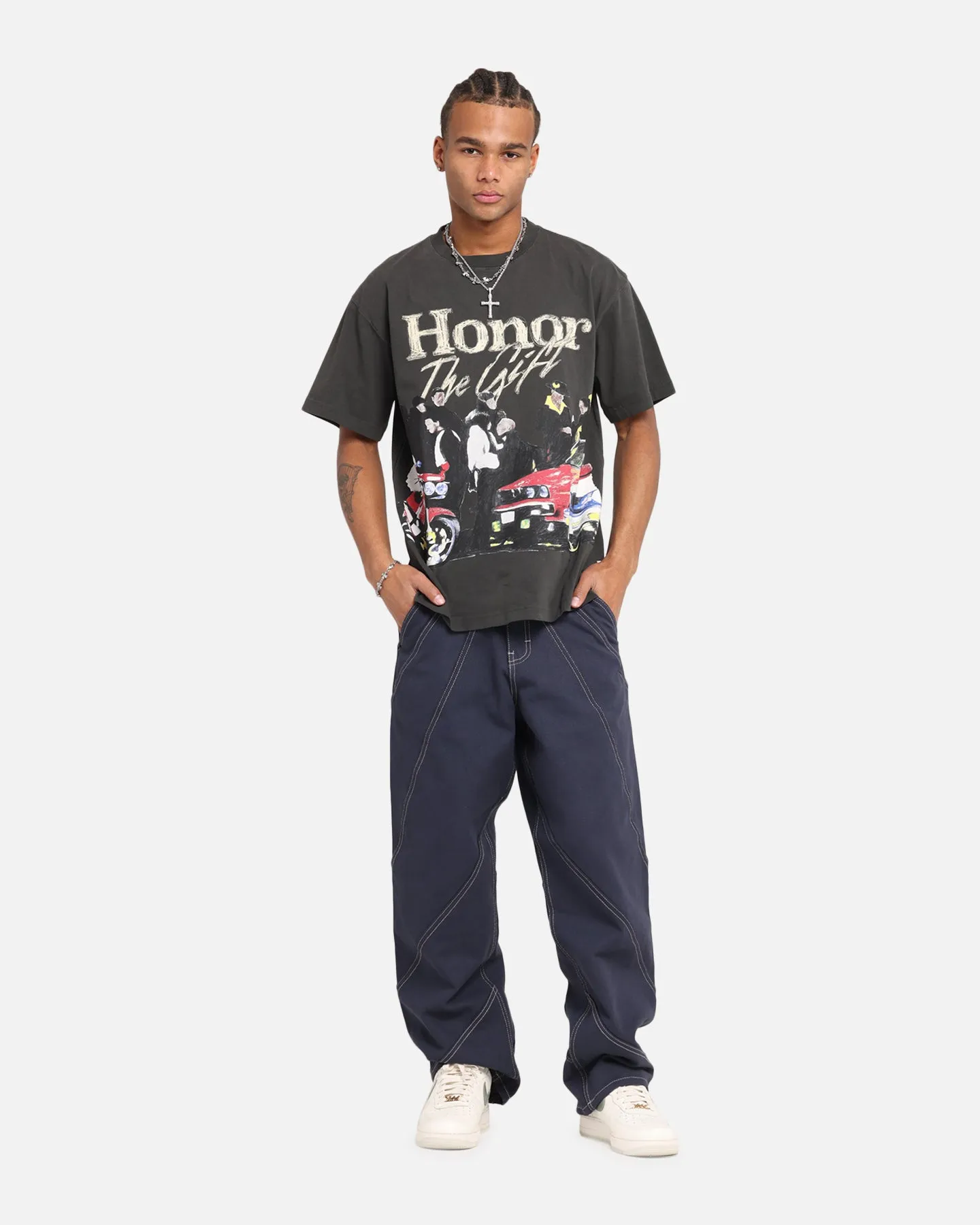 Honor The Gift Shift T-Shirt Black sold by Culture Kings product image thumbnail 2