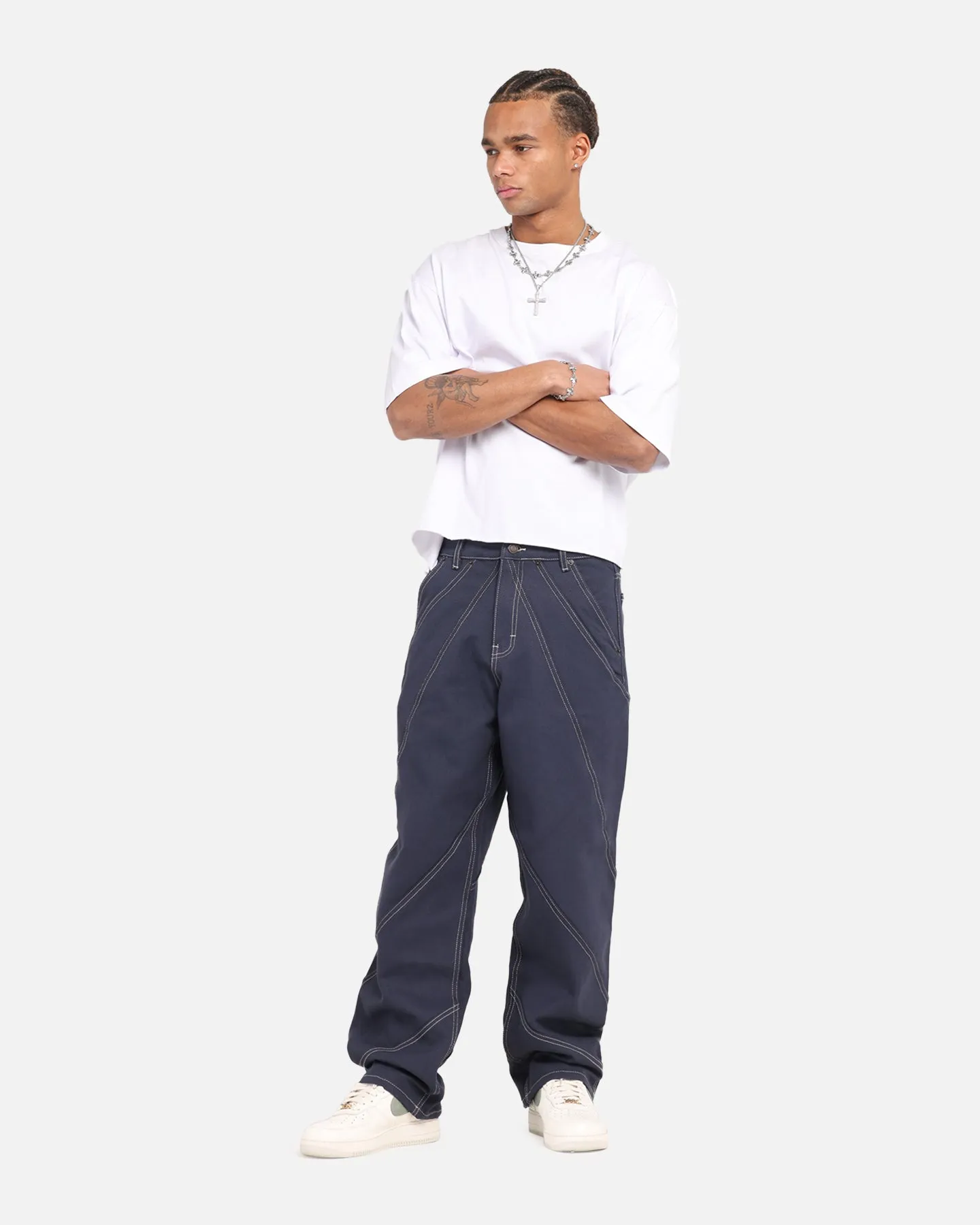 Honor The Gift Racing Panel Pants Navy sold by Culture Kings product image thumbnail 2