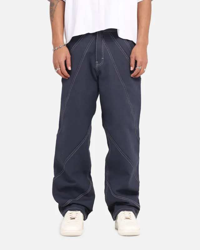 Honor The Gift Racing Panel Pants Navy sold by Culture Kings