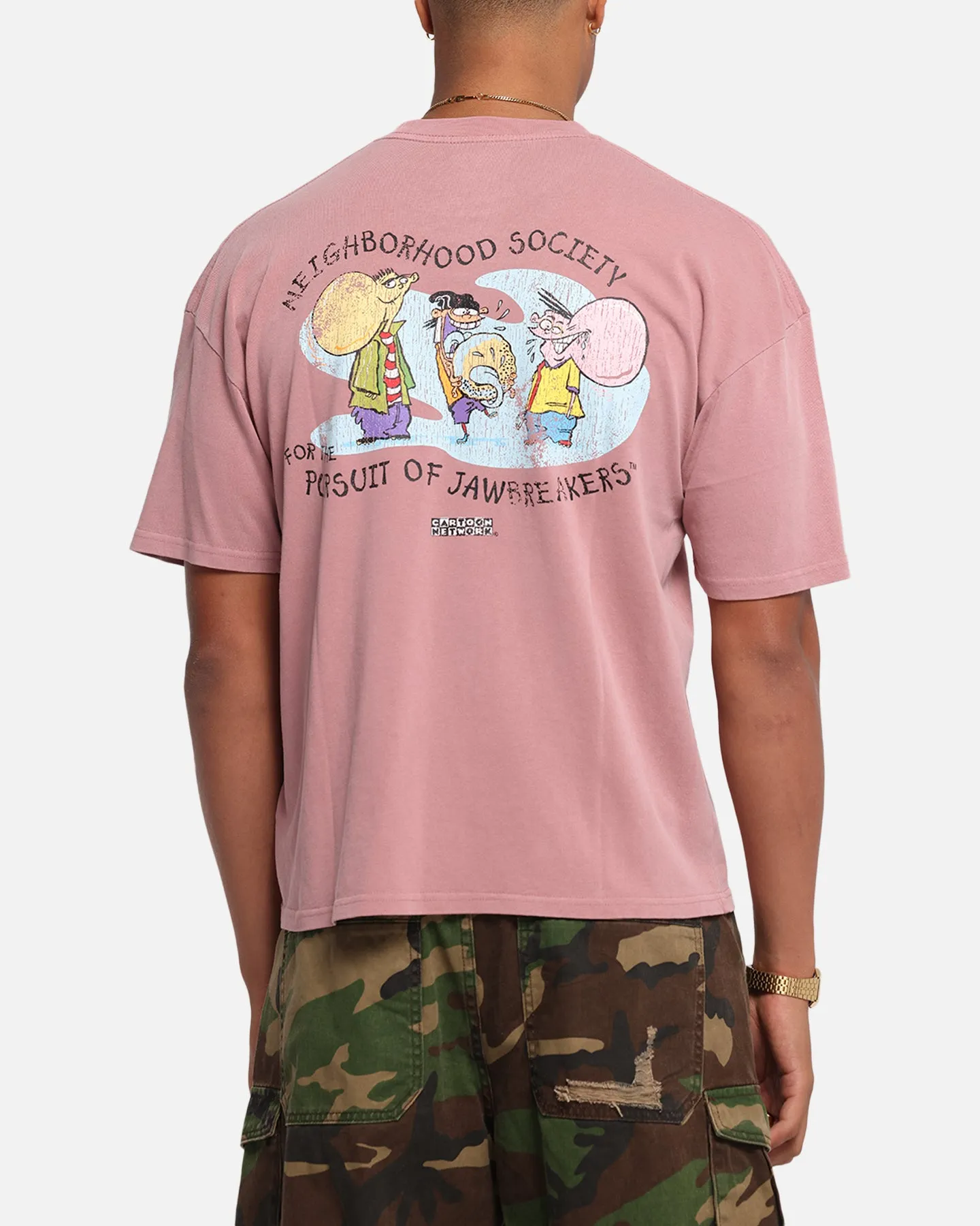 73Studio X Cartoon Network Ed Edd N Eddy Box Logo Vintage T-Shirt Coral sold by Culture Kings