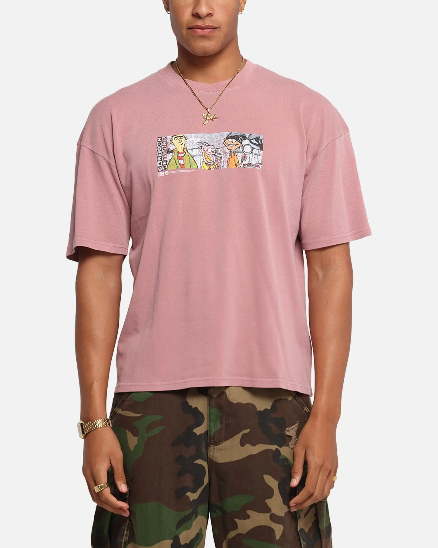 73Studio X Cartoon Network Ed Edd N Eddy Box Logo Vintage T-Shirt Coral sold by Culture Kings product image thumbnail 2