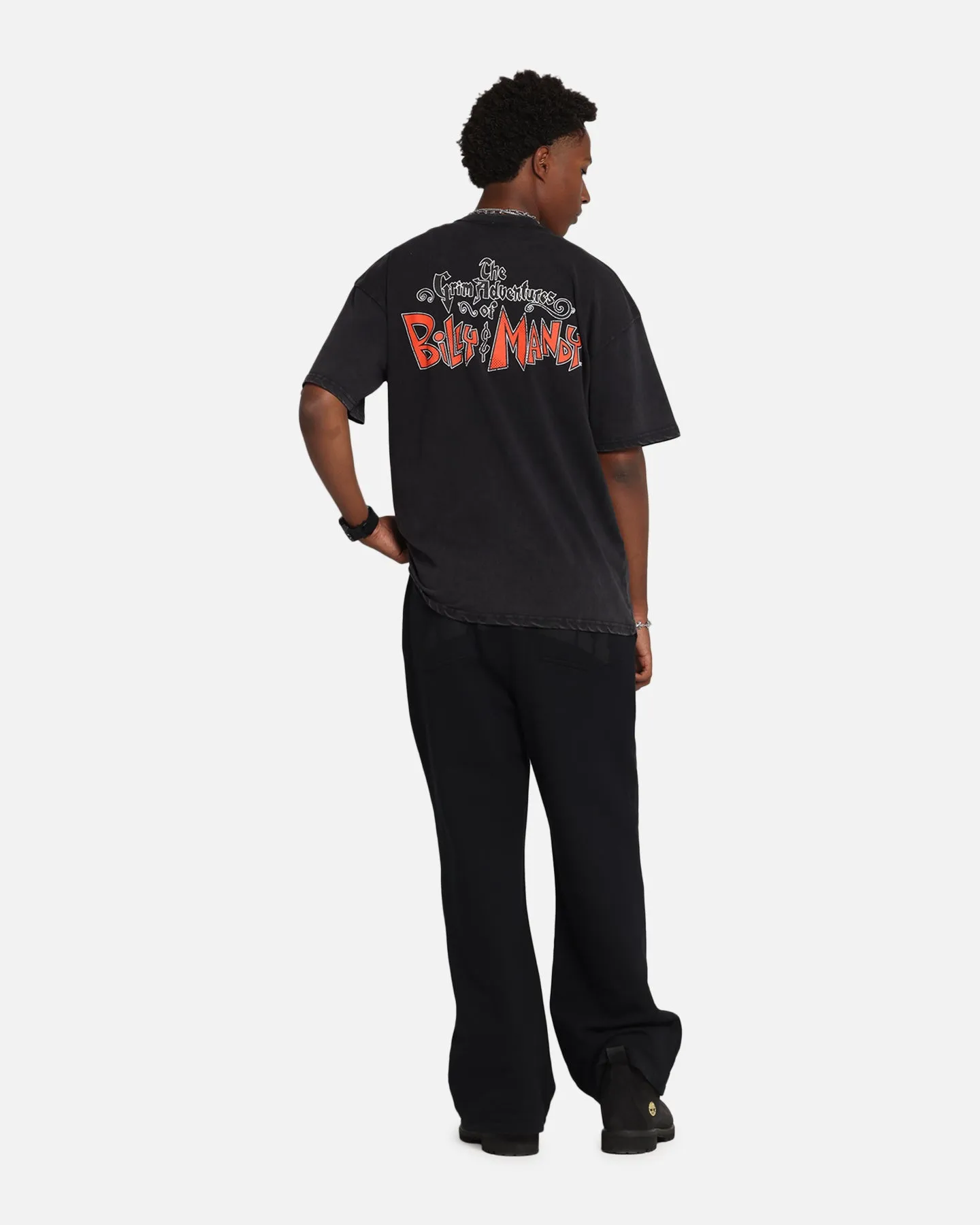 73Studio X Cartoon Network Bill & Mandy Box Logo Vintage T-Shirt Black Acidwash sold by Culture Kings product image thumbnail 4