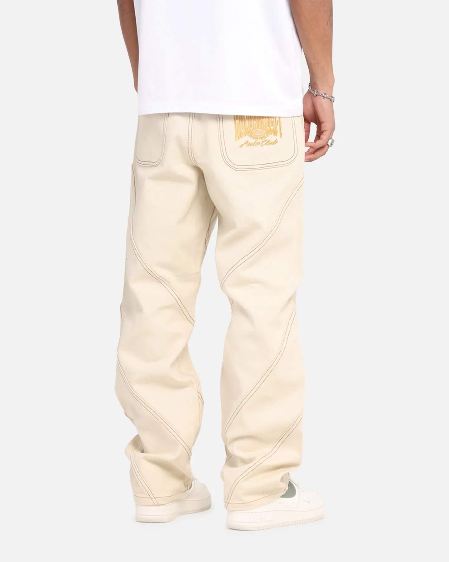 Honor The Gift Racing Panel Pants Bone sold by Culture Kings product image thumbnail 5