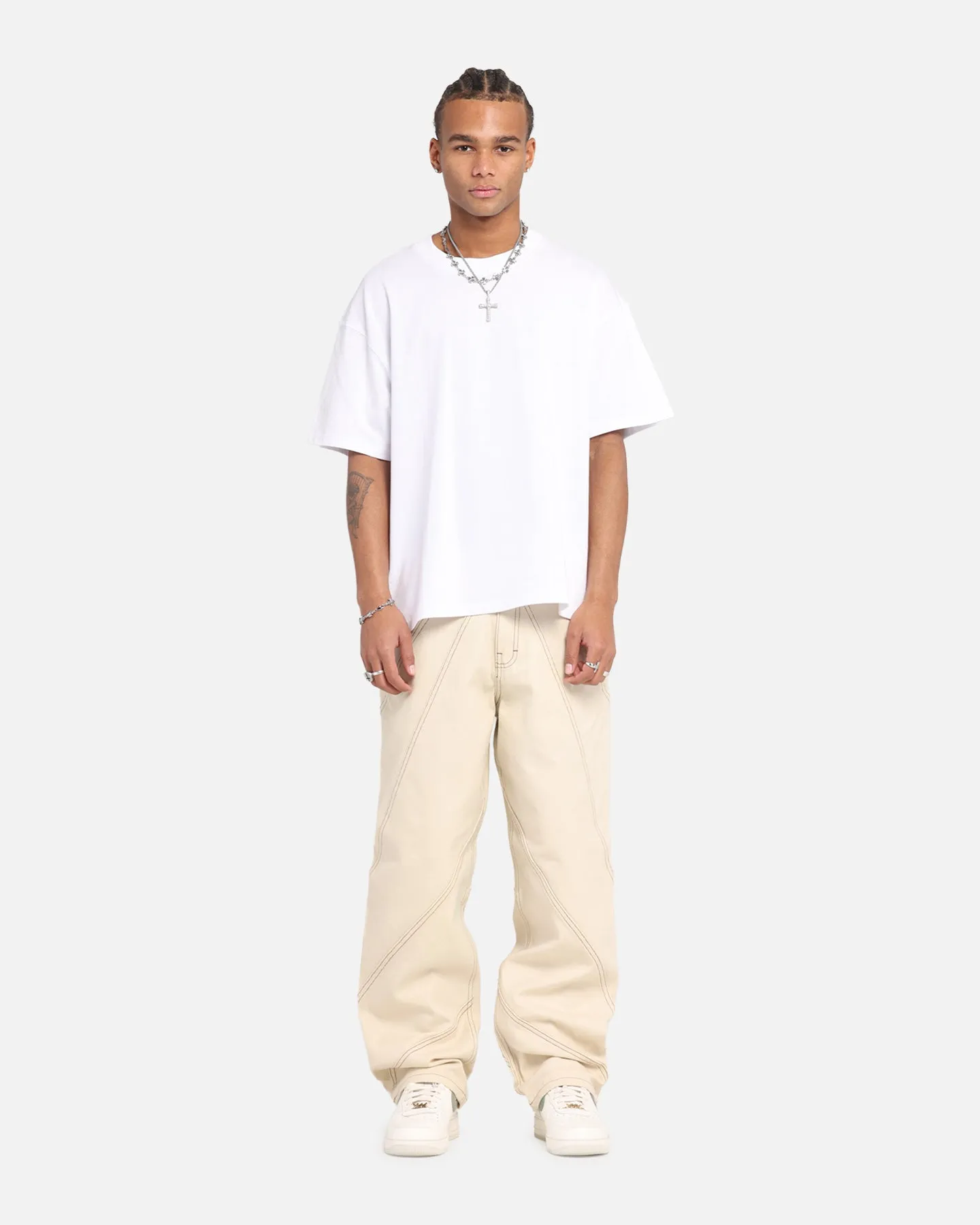 Honor The Gift Racing Panel Pants Bone sold by Culture Kings product image thumbnail 2