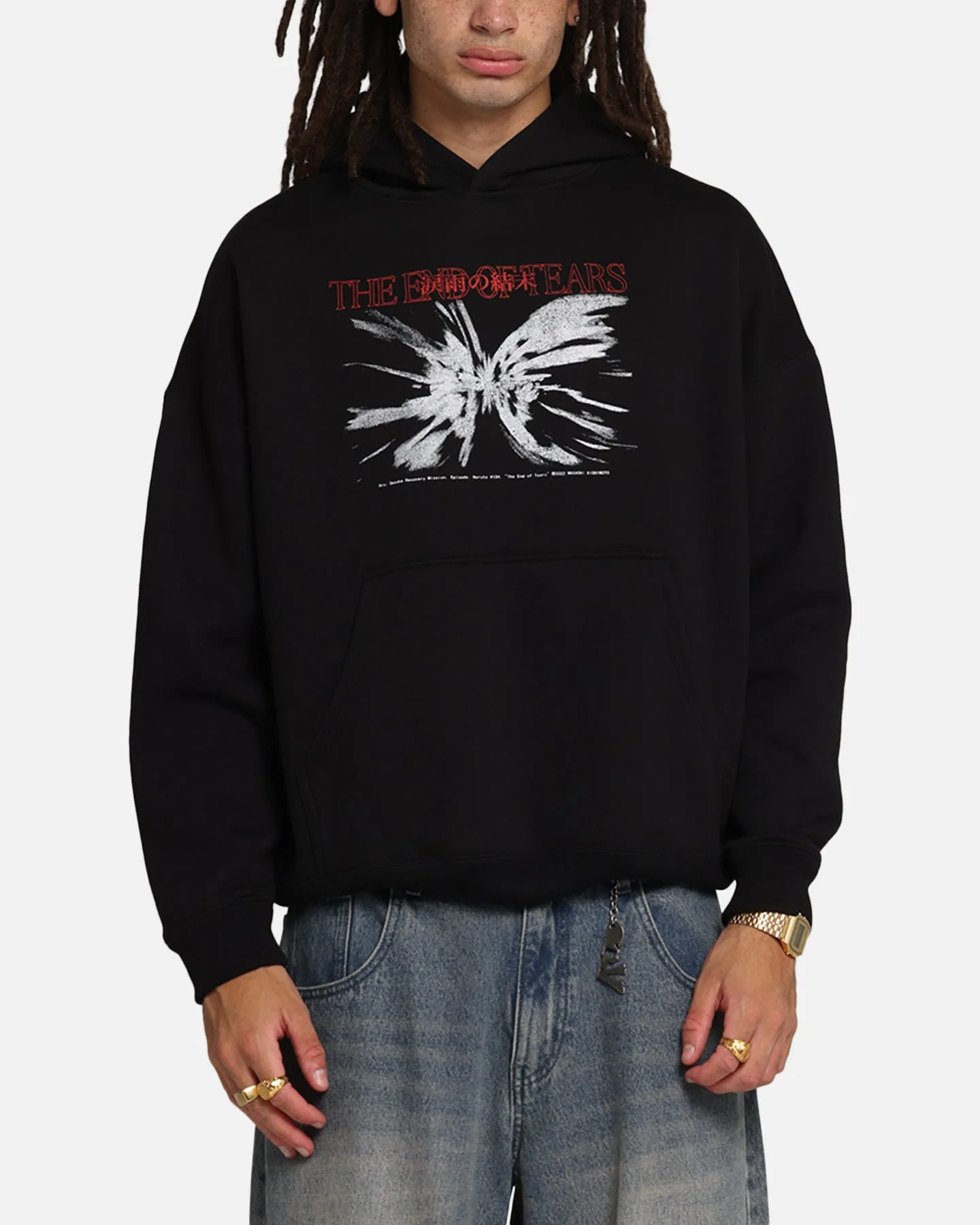 73Studio X Naruto The End Of Tears Premium Hoodie Black sold by Culture Kings product image thumbnail 2
