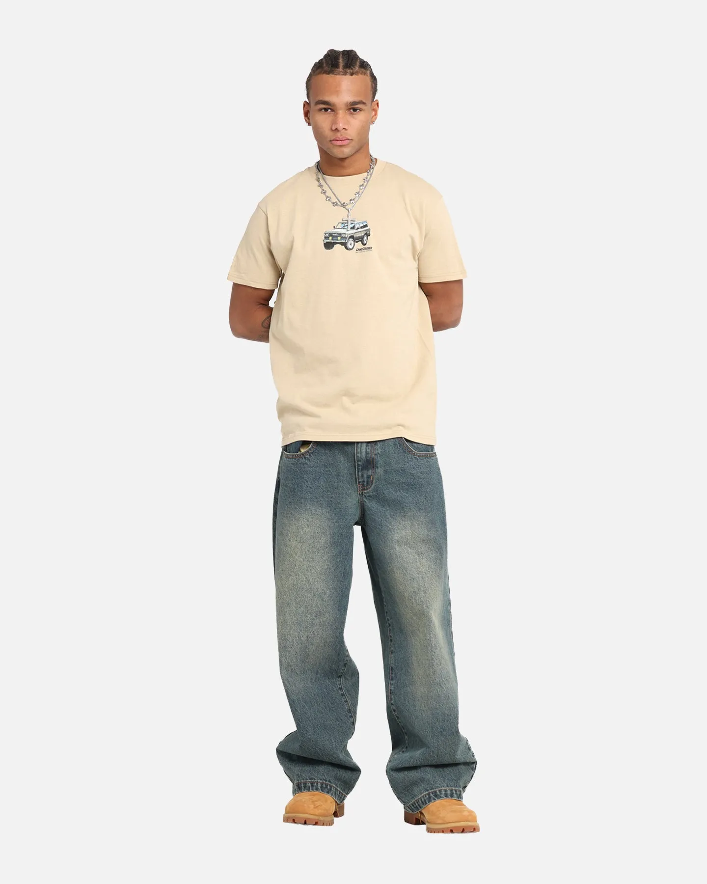 Huf X Toyota Rosetta T-Shirt Sand sold by Culture Kings product image thumbnail 4
