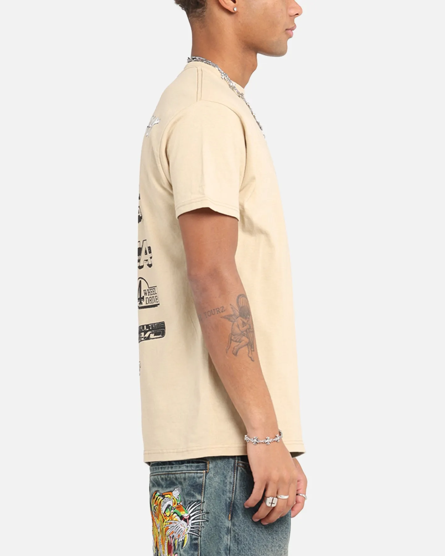 Huf X Toyota Rosetta T-Shirt Sand sold by Culture Kings product image thumbnail 5