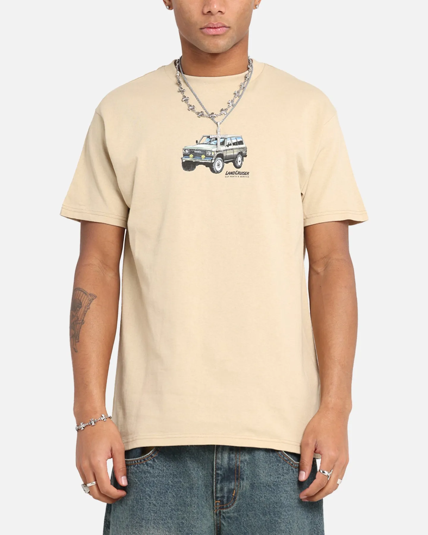 Huf X Toyota Rosetta T-Shirt Sand sold by Culture Kings product image thumbnail 2