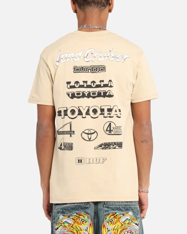 Huf X Toyota Rosetta T-Shirt Sand sold by Culture Kings