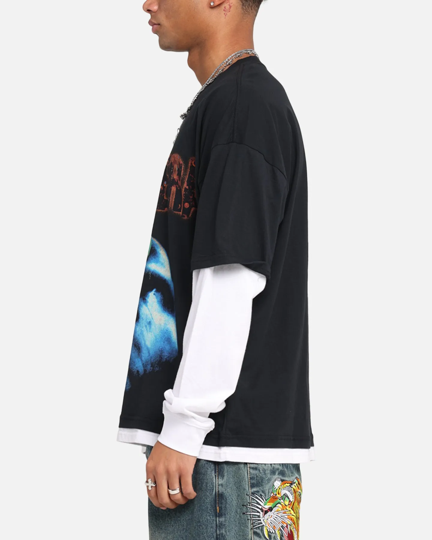 Pantera Pantera Layered Long Sleeve T-Shirt Black Wash sold by Culture Kings product image thumbnail 5