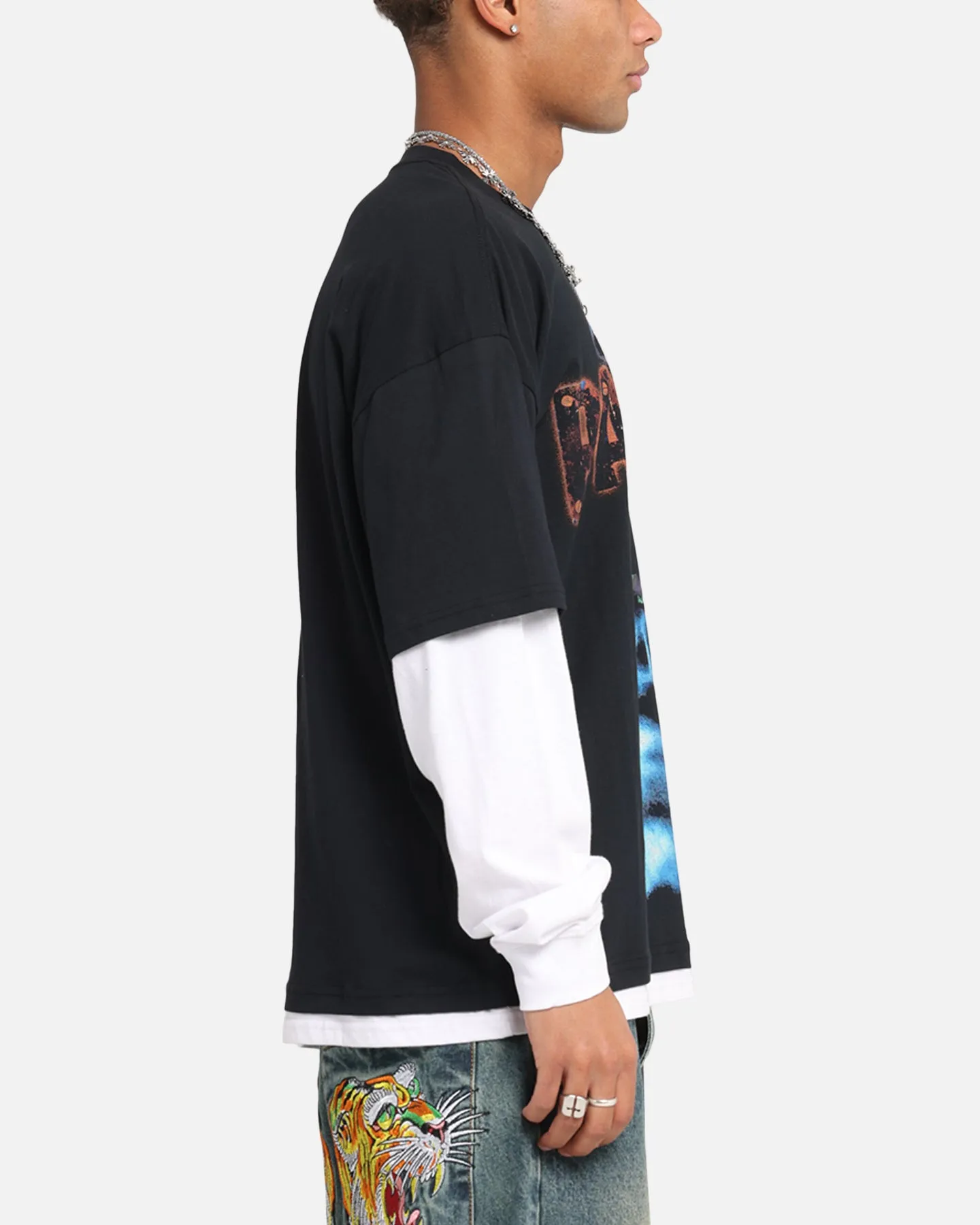 Pantera Pantera Layered Long Sleeve T-Shirt Black Wash sold by Culture Kings product image thumbnail 4