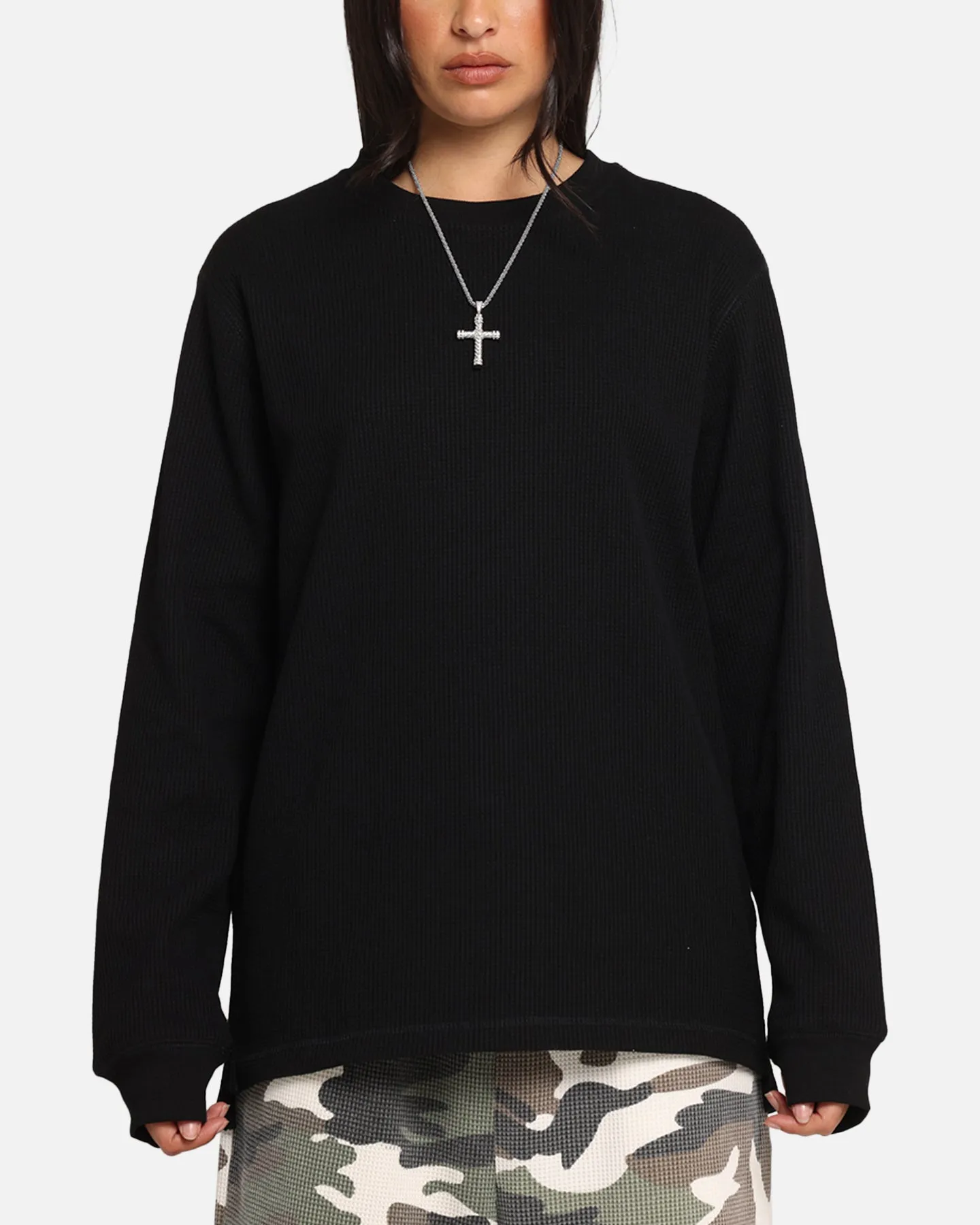 XXIII Thermal Long Sleeve T-Shirt Black sold by Culture Kings