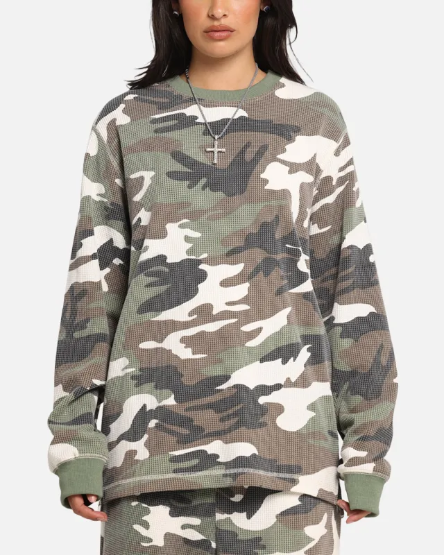 XXIII Printed Thermal Long Sleeve T-Shirt Camo sold by Culture Kings