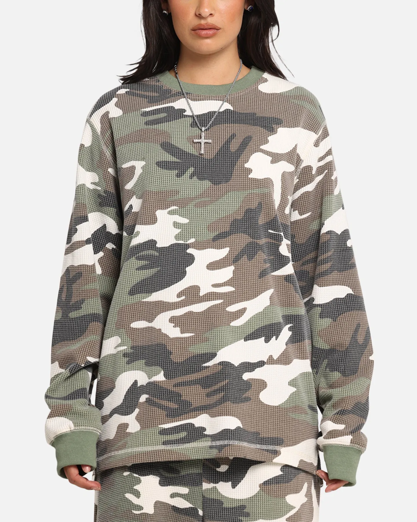 XXIII Printed Thermal Long Sleeve T-Shirt Camo sold by Culture Kings