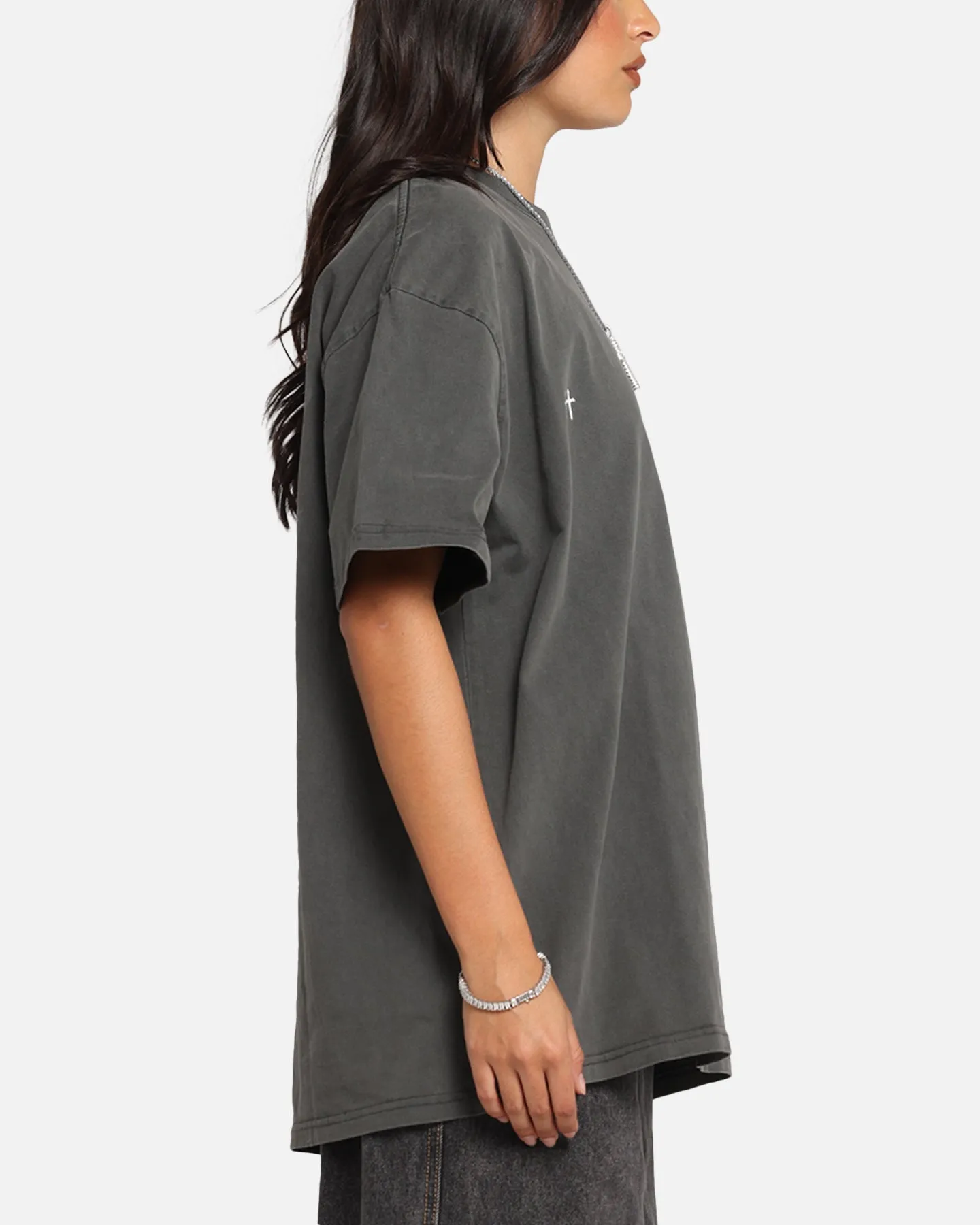 Saint Morta Candle Lit Boxy T-Shirt Black Wash sold by Culture Kings product image thumbnail 3