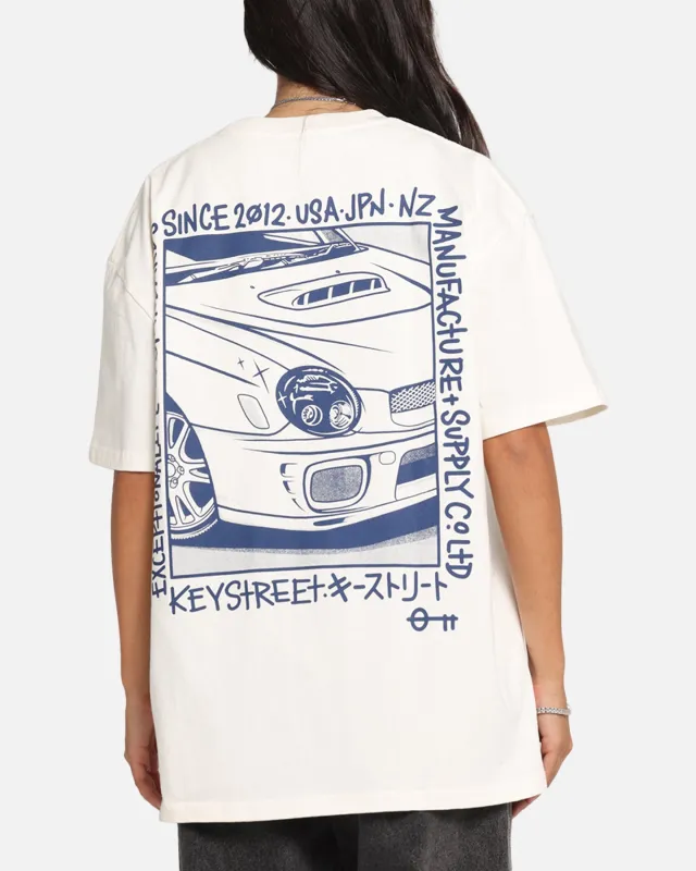 Key Street Halftone T-Shirt Off White made by Culture Kings