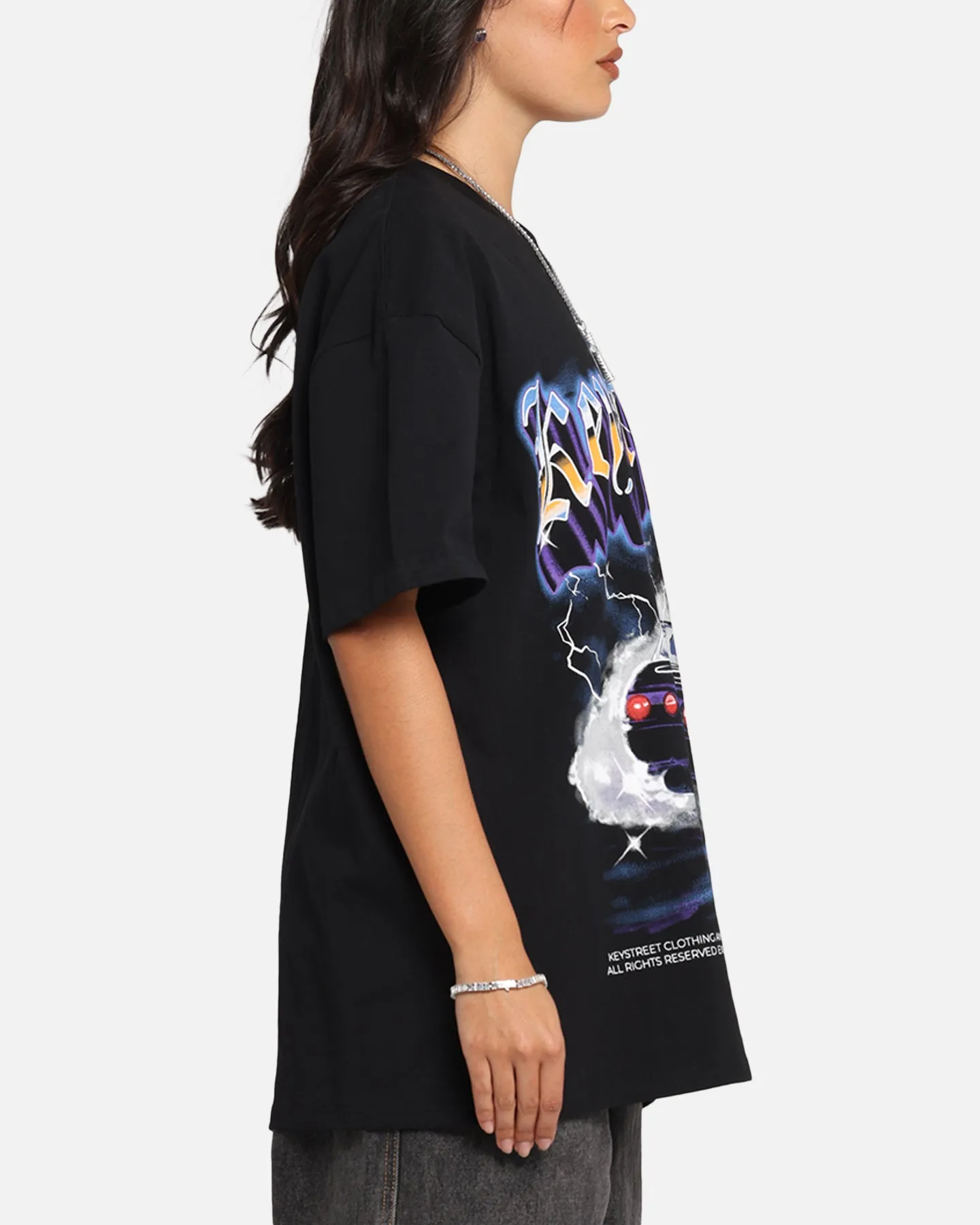 Key Street Burnout T-Shirt Black sold by Culture Kings product image thumbnail 4