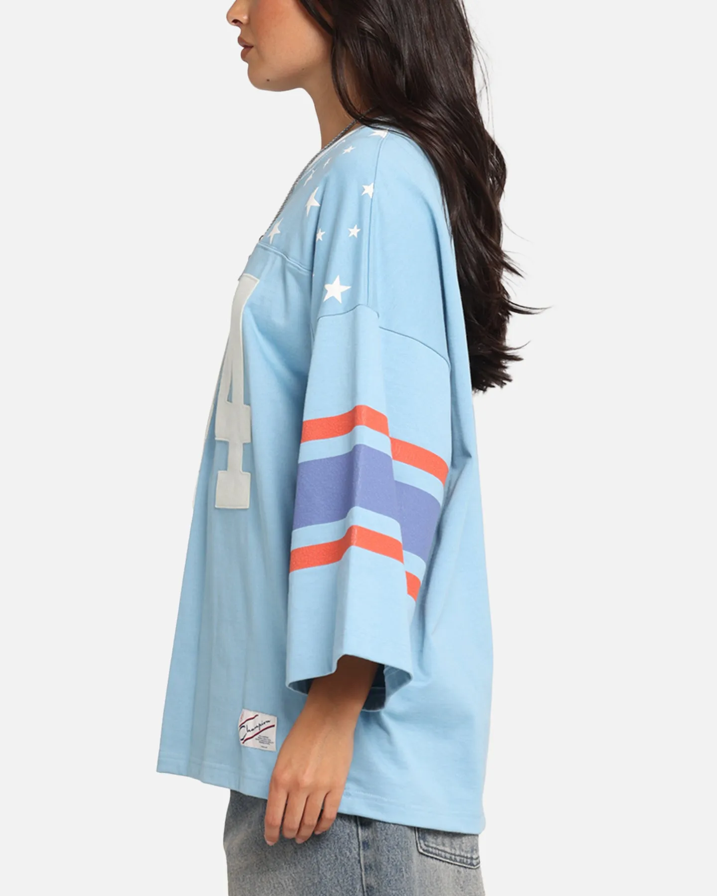 Champion 60's Football T-Shirt Pale Blue sold by Culture Kings product image thumbnail 5