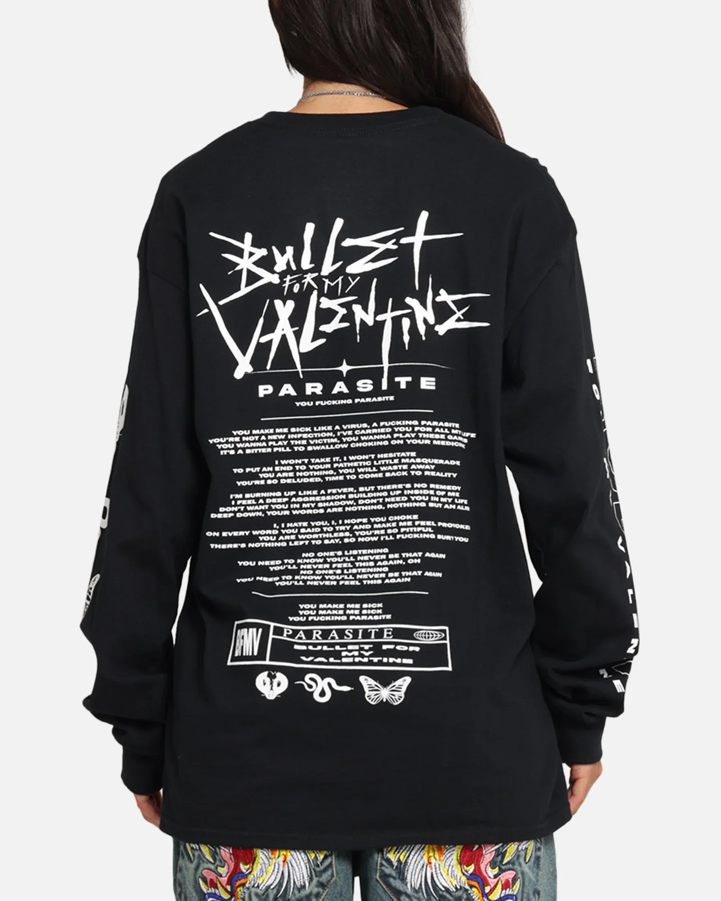 Bullet For My Valentine Parasite Long Sleeve T-Shirt Black sold by Culture Kings product image thumbnail 2