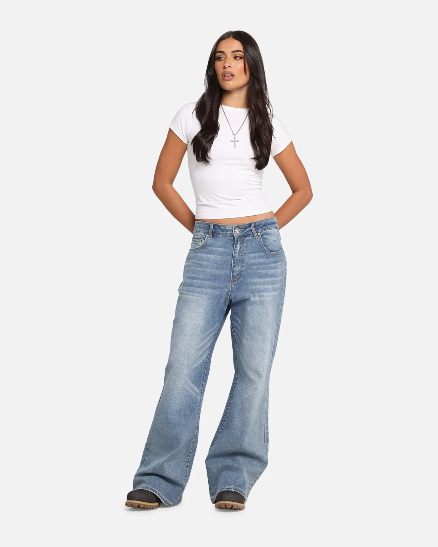XXIII Game Play Flared Jeans Blue Denim sold by Culture Kings product image thumbnail 2