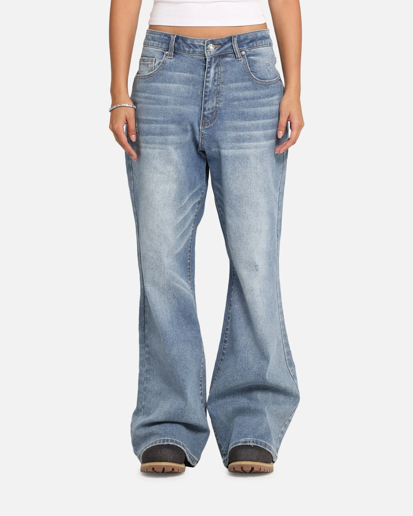 XXIII Game Play Flared Jeans Blue Denim sold by Culture Kings product image thumbnail 5