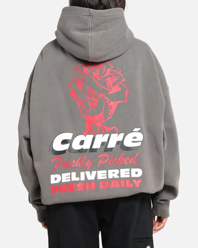 Carre Freshly Picked Hoodie Washed Charcoal sold by Culture Kings