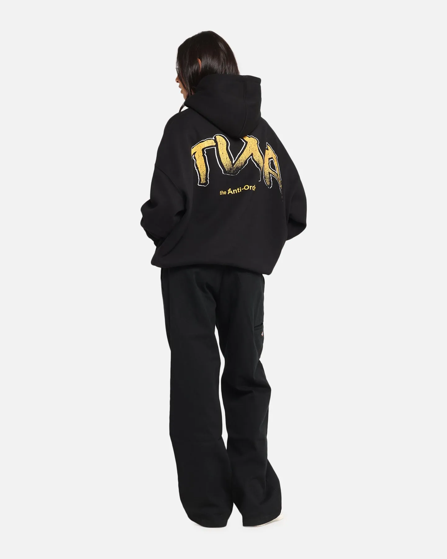 The Anti Order Anti Collegate Boxy Hoodie Black sold by Culture Kings product image thumbnail 3